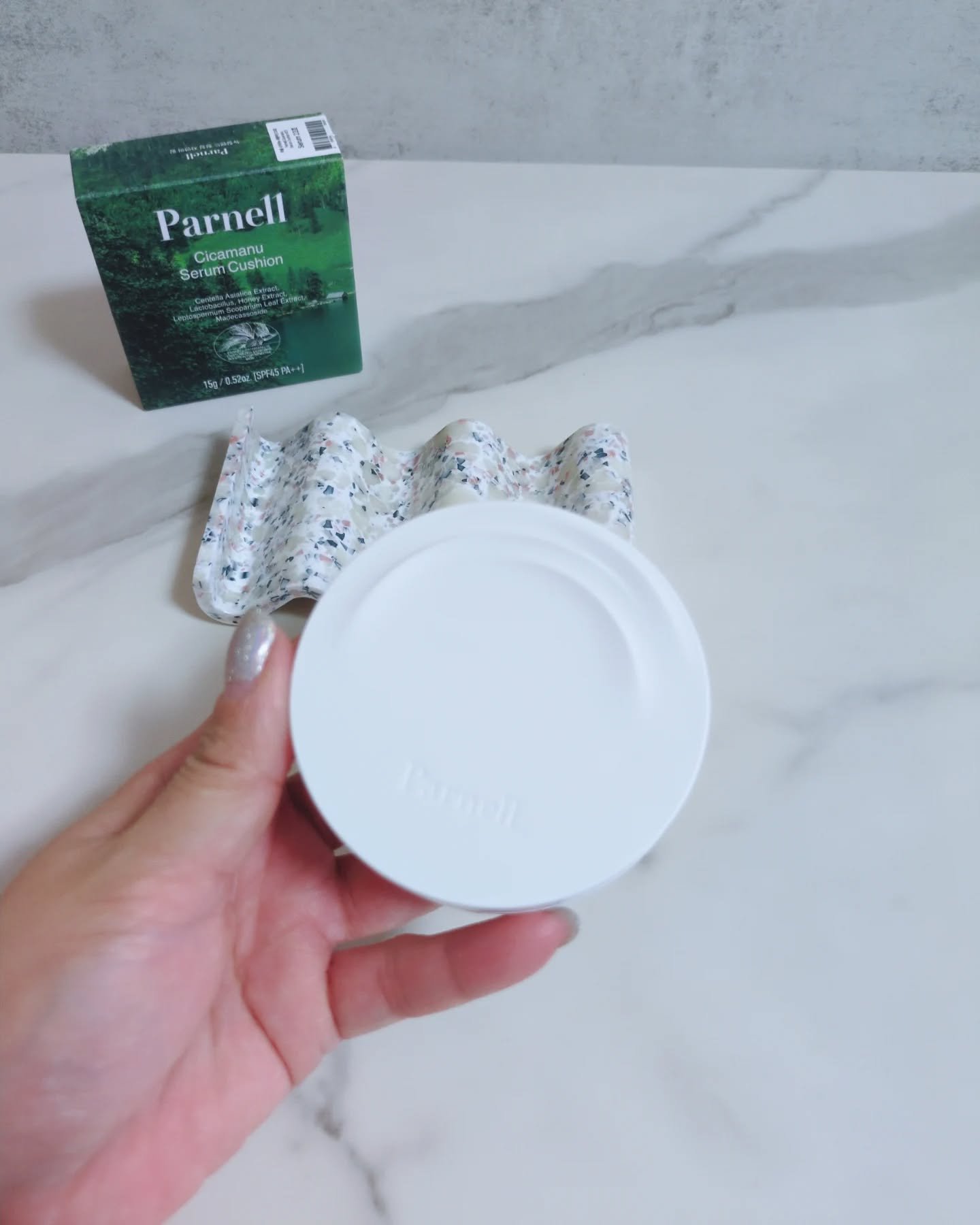 シカマヌ　セラム　クッションファンデ/parnell/クッションファンデーションを使ったクチコミ（2枚目）