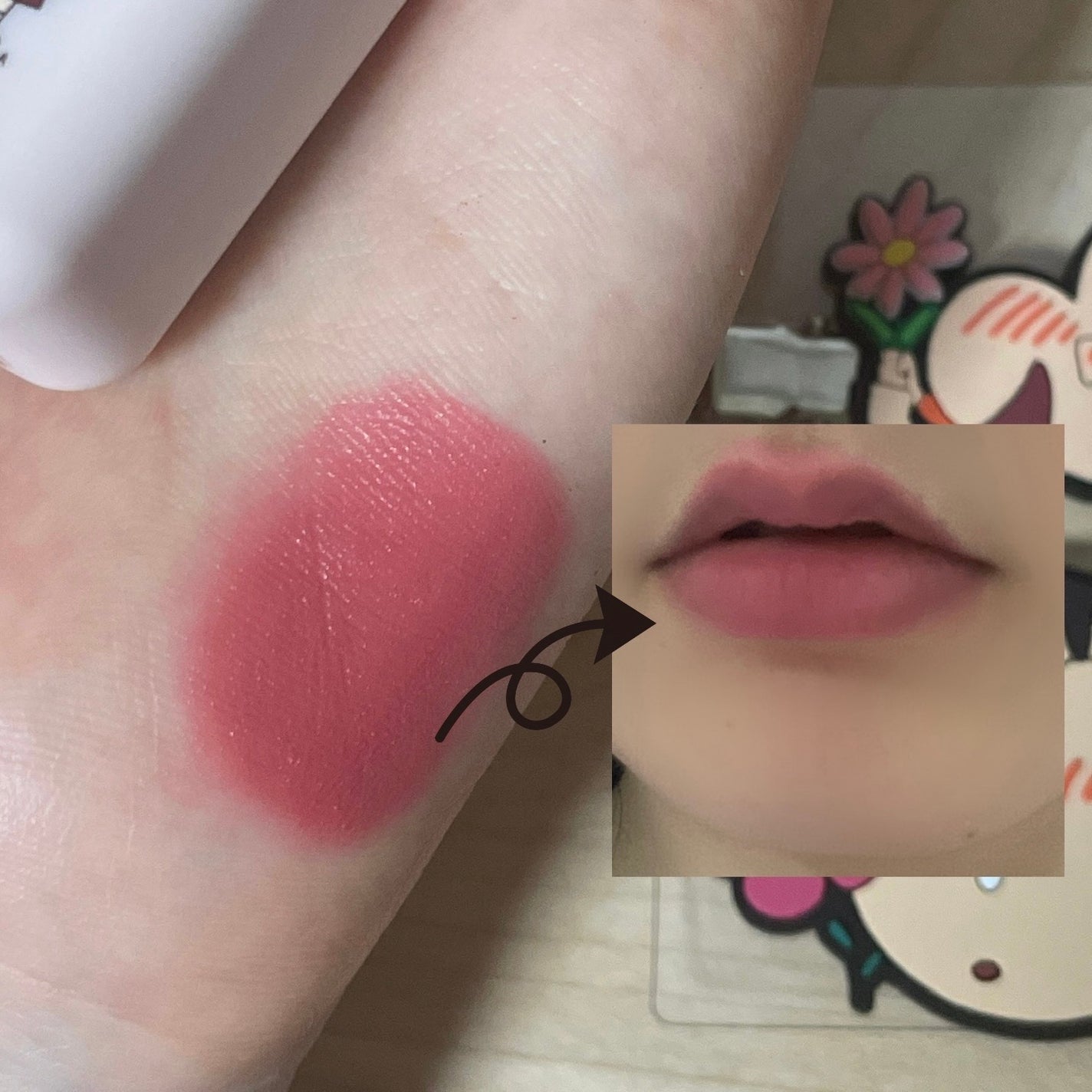 ヌーディーブラーティント/Colorgram/リップティントを使ったクチコミ(3枚目)