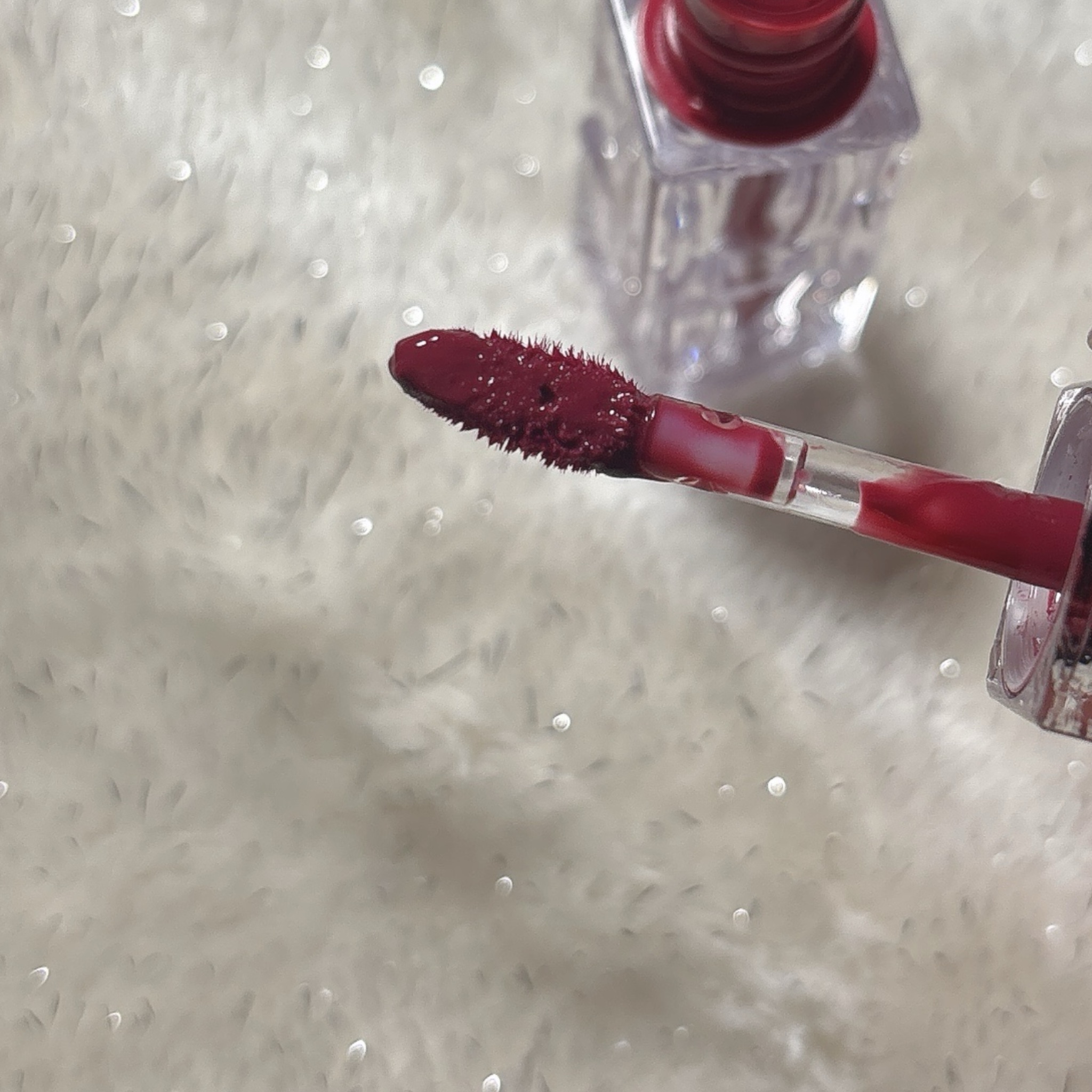 ウォーターリズムグロウティント 19 BAD ROSY（ミニ）/TIRTIR(ティルティル)/リップティントを使ったクチコミ（2枚目）