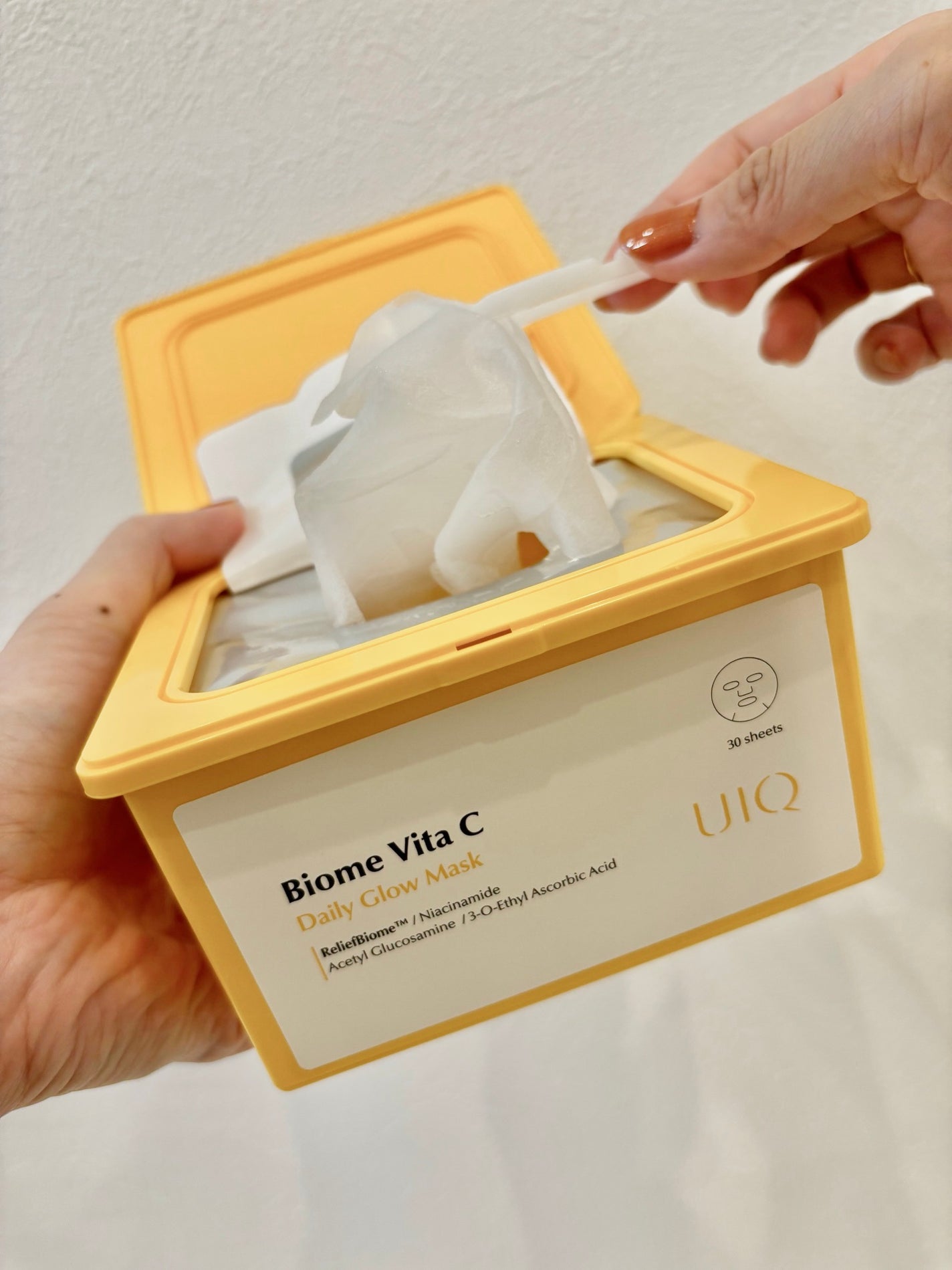 バイオームビタCグローデイリーシートマスク/UIQ/シートマスク・パックを使ったクチコミ(2枚目)