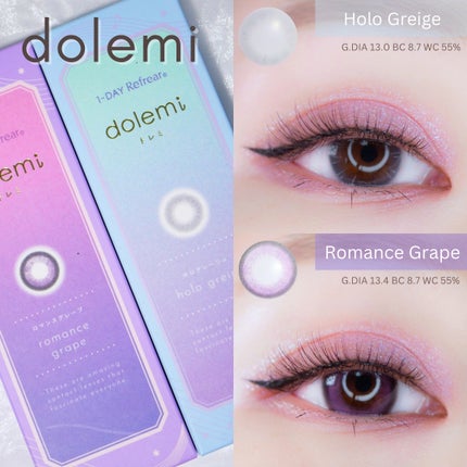 1-DAY Refrear dolemi/Refrear/ワンデー(1DAY)カラコンを使ったクチコミ(1枚目)