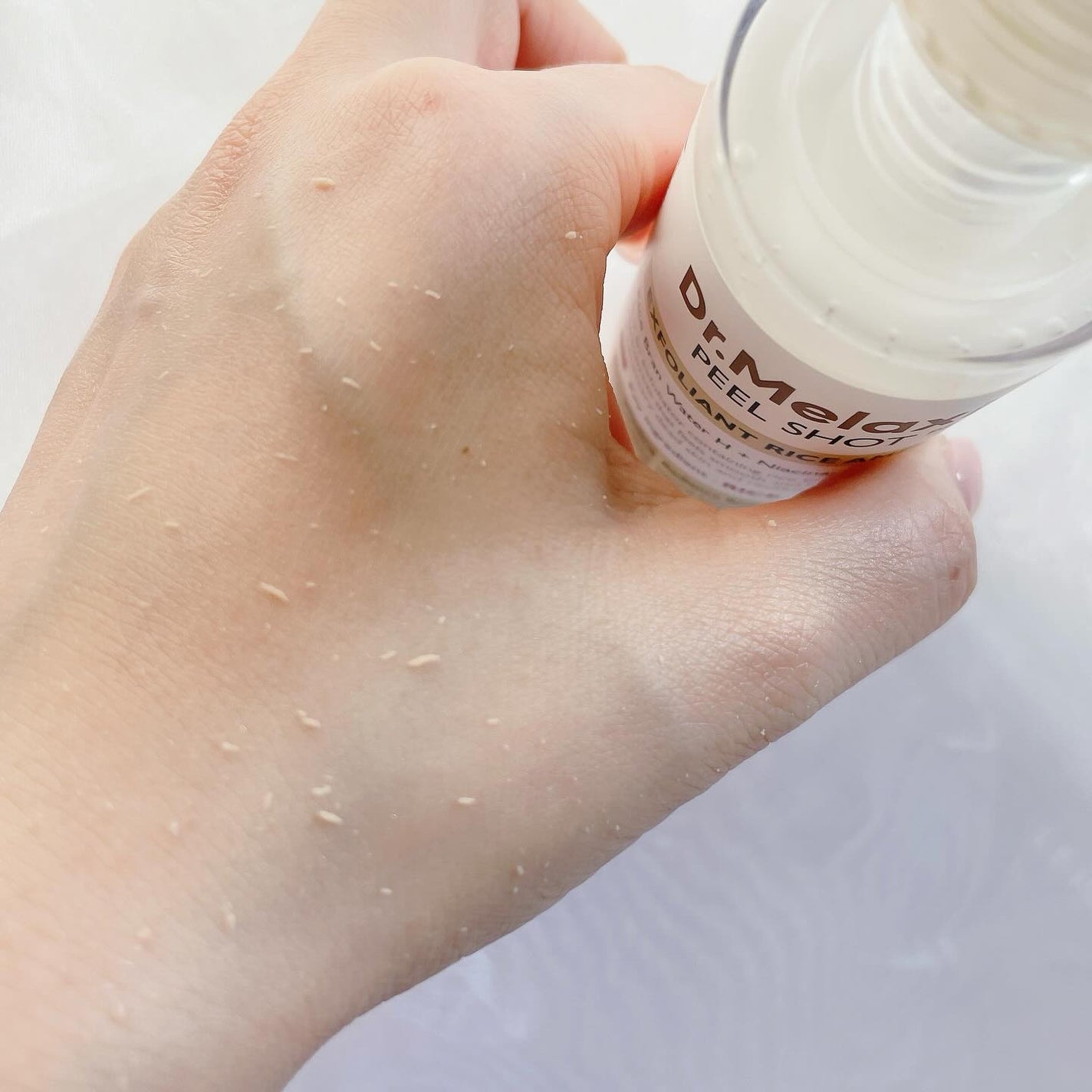 白米ピールショットゴマージュアンプル/Dr.Melaxin/美容液を使ったクチコミ(4枚目)