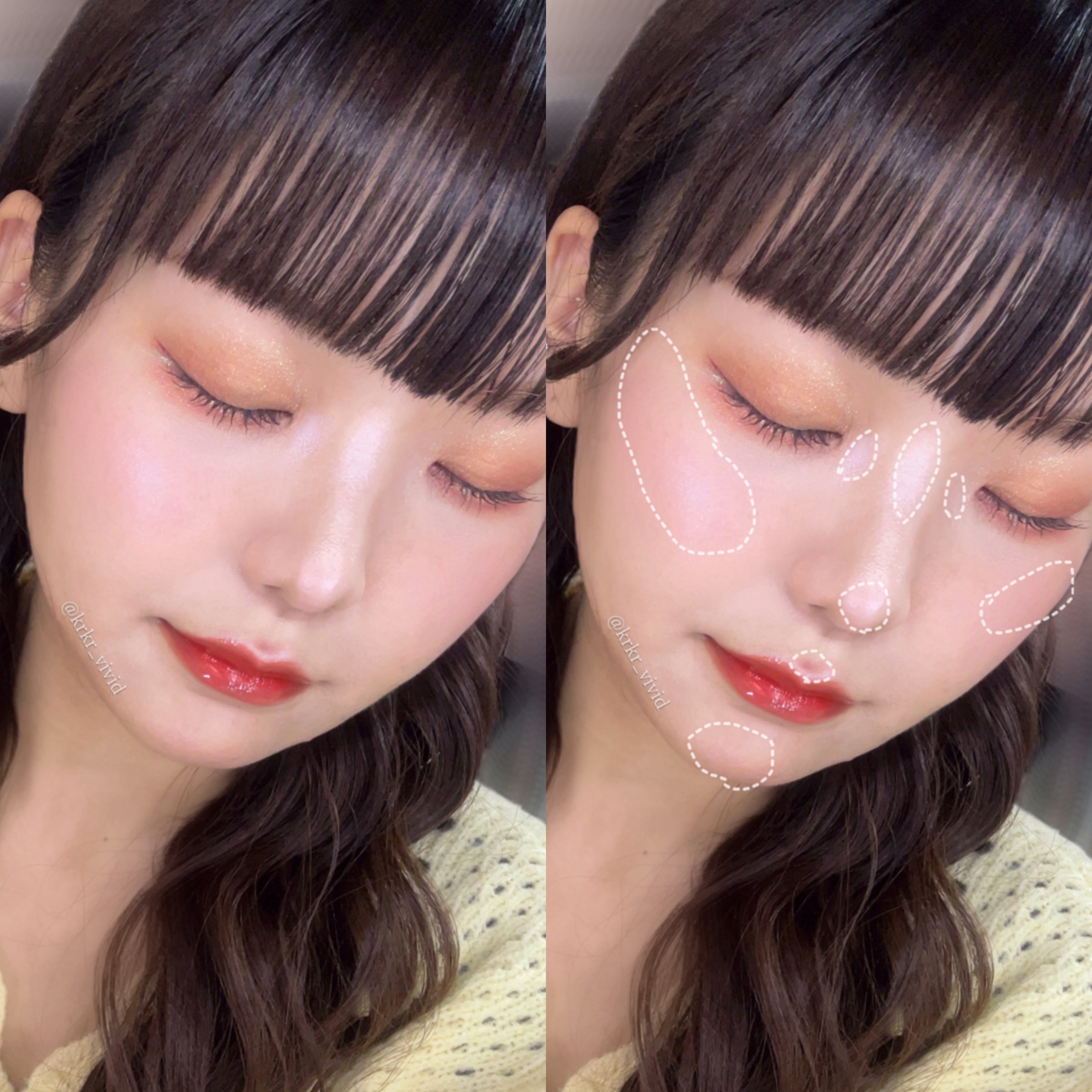 ムーングロウハイライター/キャンメイク/ハイライトを使ったクチコミ（3枚目）