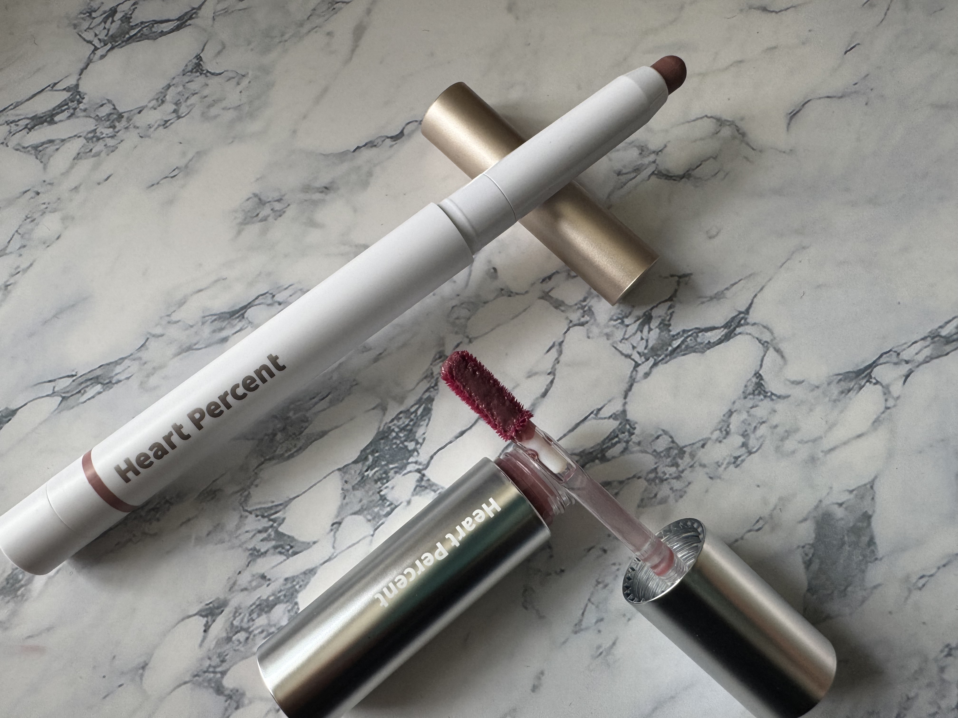 リップペンシル＋グロイティントミニ企画セット/Heart Percent/リップティントを使ったクチコミ（2枚目）