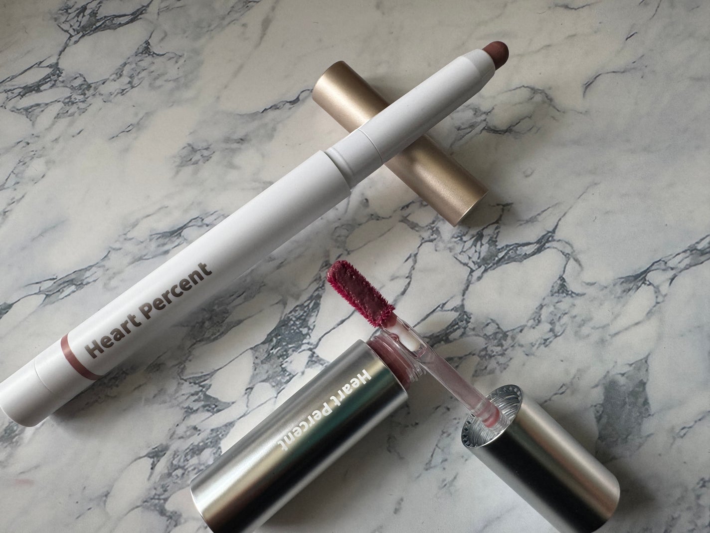 リップペンシル+グロイティントミニ企画セット/Heart Percent/リップティントを使ったクチコミ(2枚目)