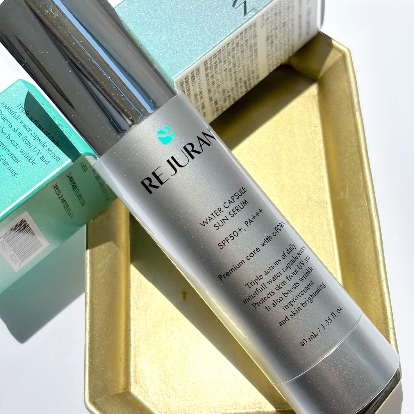 REJURAN ウォーターカプセルUV日焼け止めセラム SPF50+ PA+++ 40ml/REJURAN COSMETICS/日焼け止め・UVケアを使ったクチコミ(1枚目)