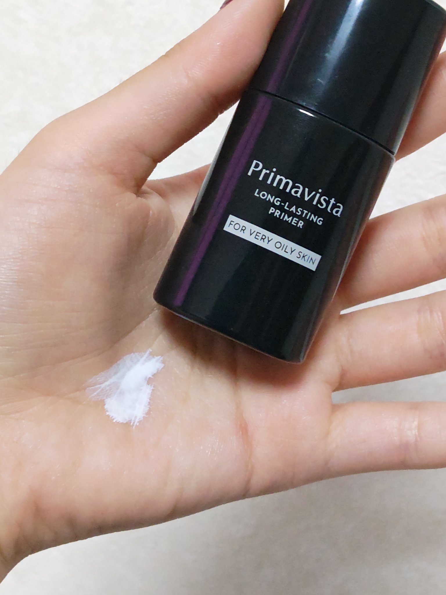 スキンプロテクトベース＜皮脂くずれ防止＞ 超オイリー肌用/プリマヴィスタ/化粧下地を使ったクチコミ（3枚目）
