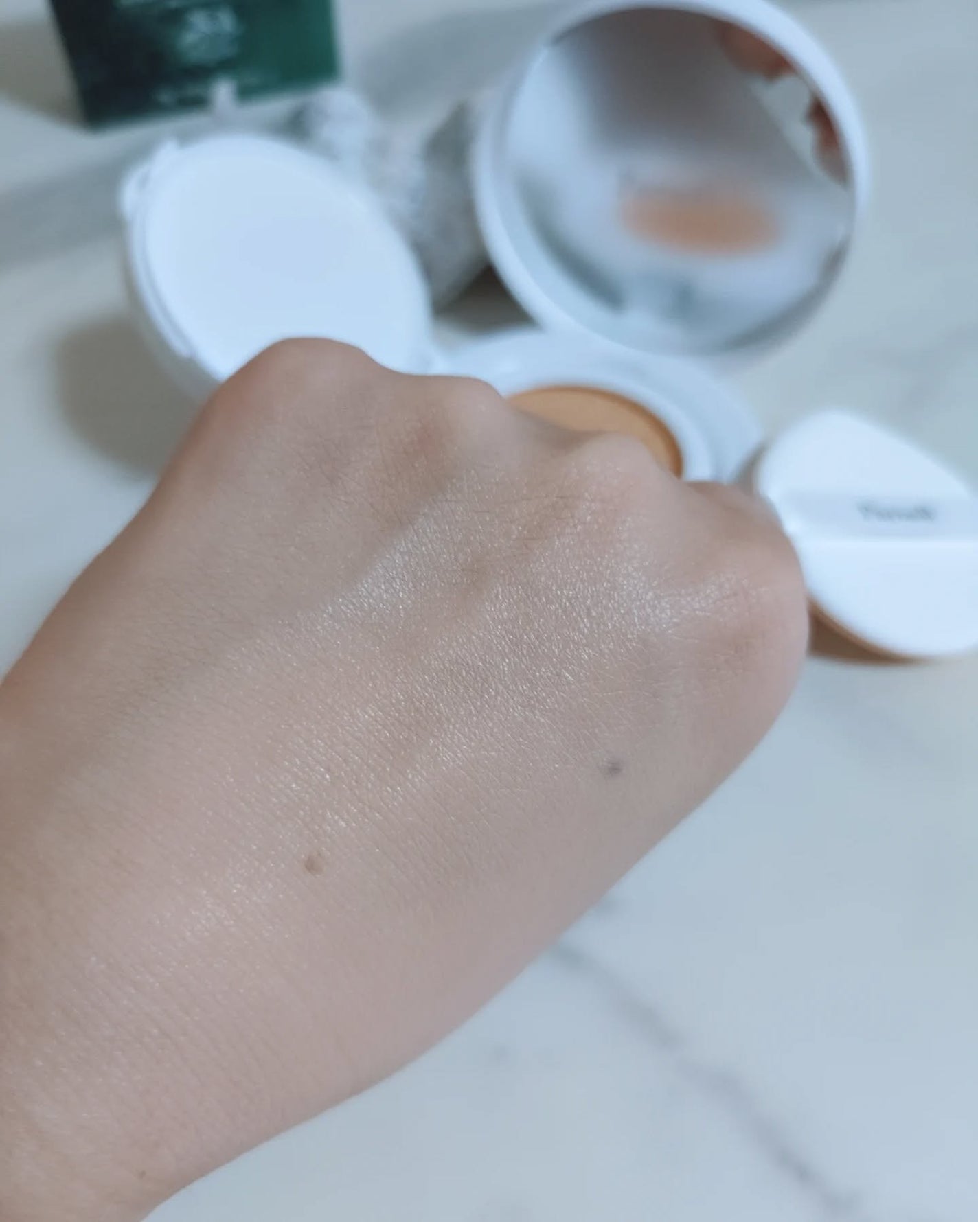 シカマヌ セラム クッションファンデ/parnell/クッションファンデーションを使ったクチコミ(8枚目)