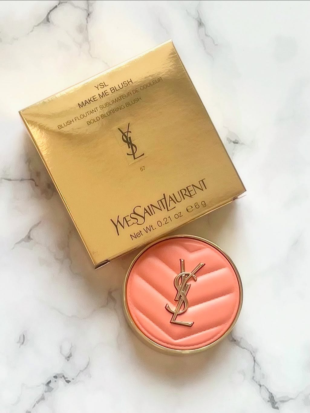 限界値下げYSL MAKE ME BLUSH限定パウダーチーク57 チーク「YSL メイクミーブラッシュ パウダー」イヴ・サン