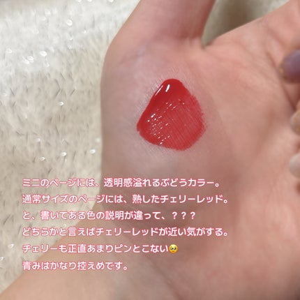 ウォーターリズムグロウティント/TIRTIR(ティルティル)/リップティントを使ったクチコミ(3枚目)