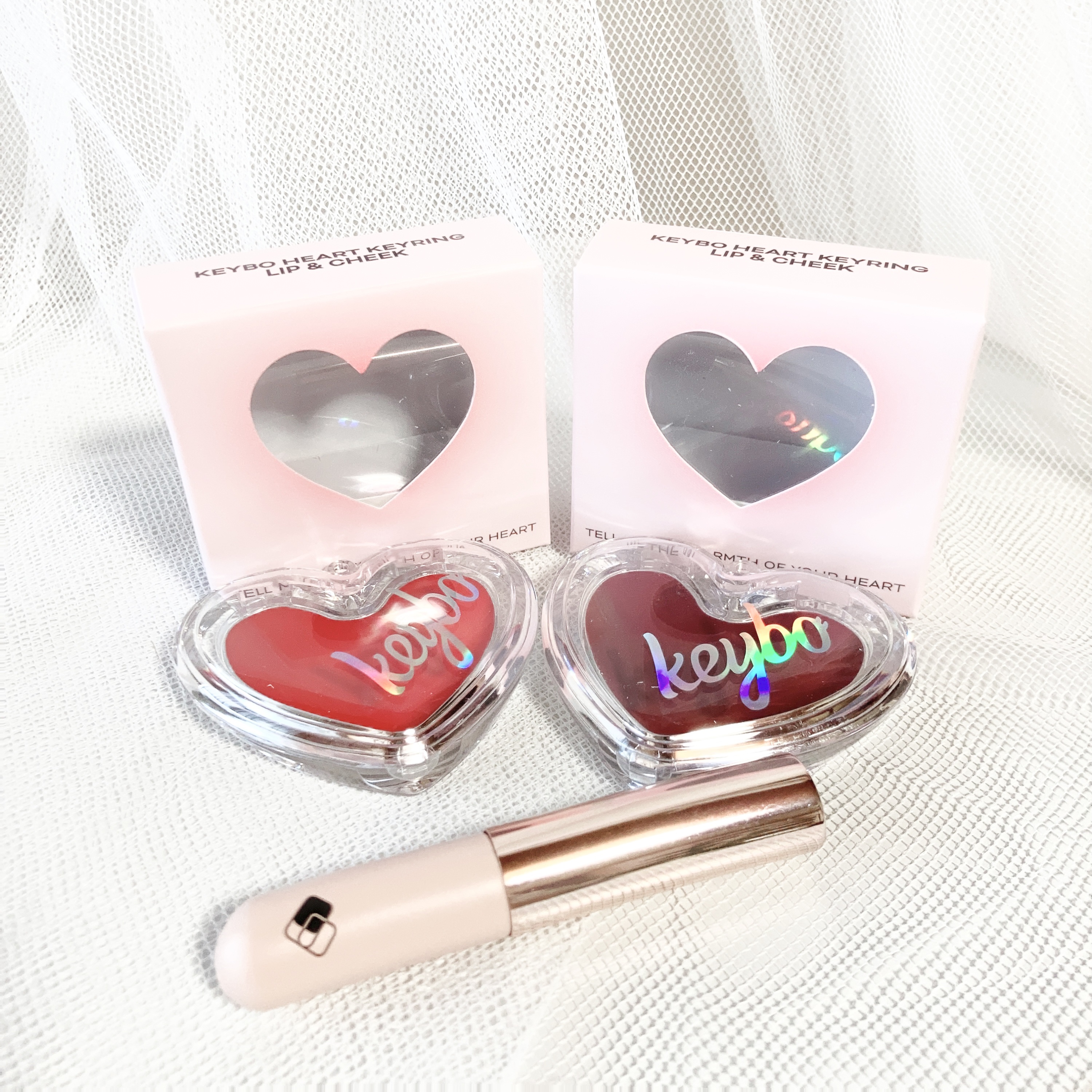ハートキーリング リップ＆チーク/keybo/口紅を使ったクチコミ（1枚目）