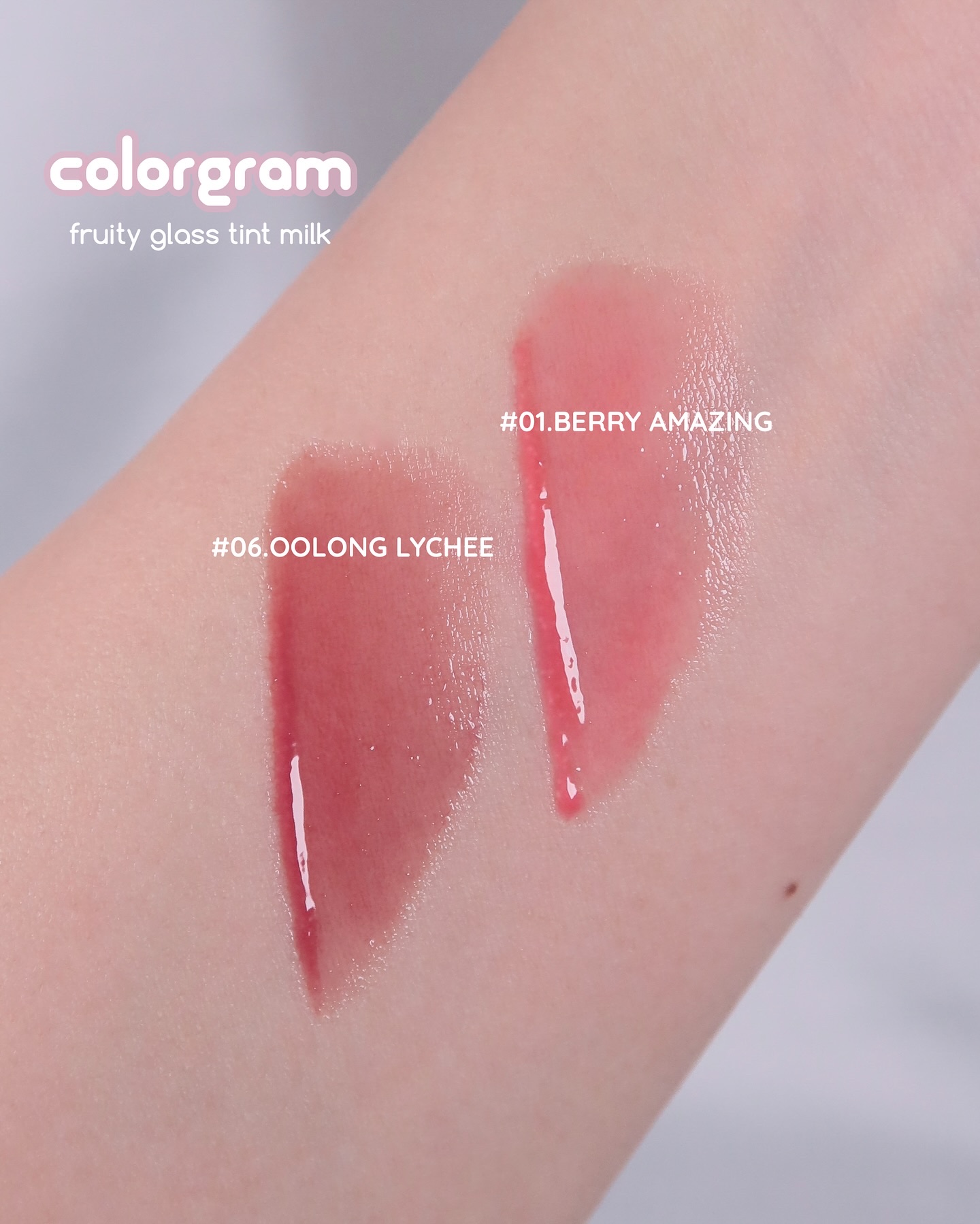 カラーグラム タンフルグラスティントミルク/Colorgram/リップティントを使ったクチコミ（2枚目）