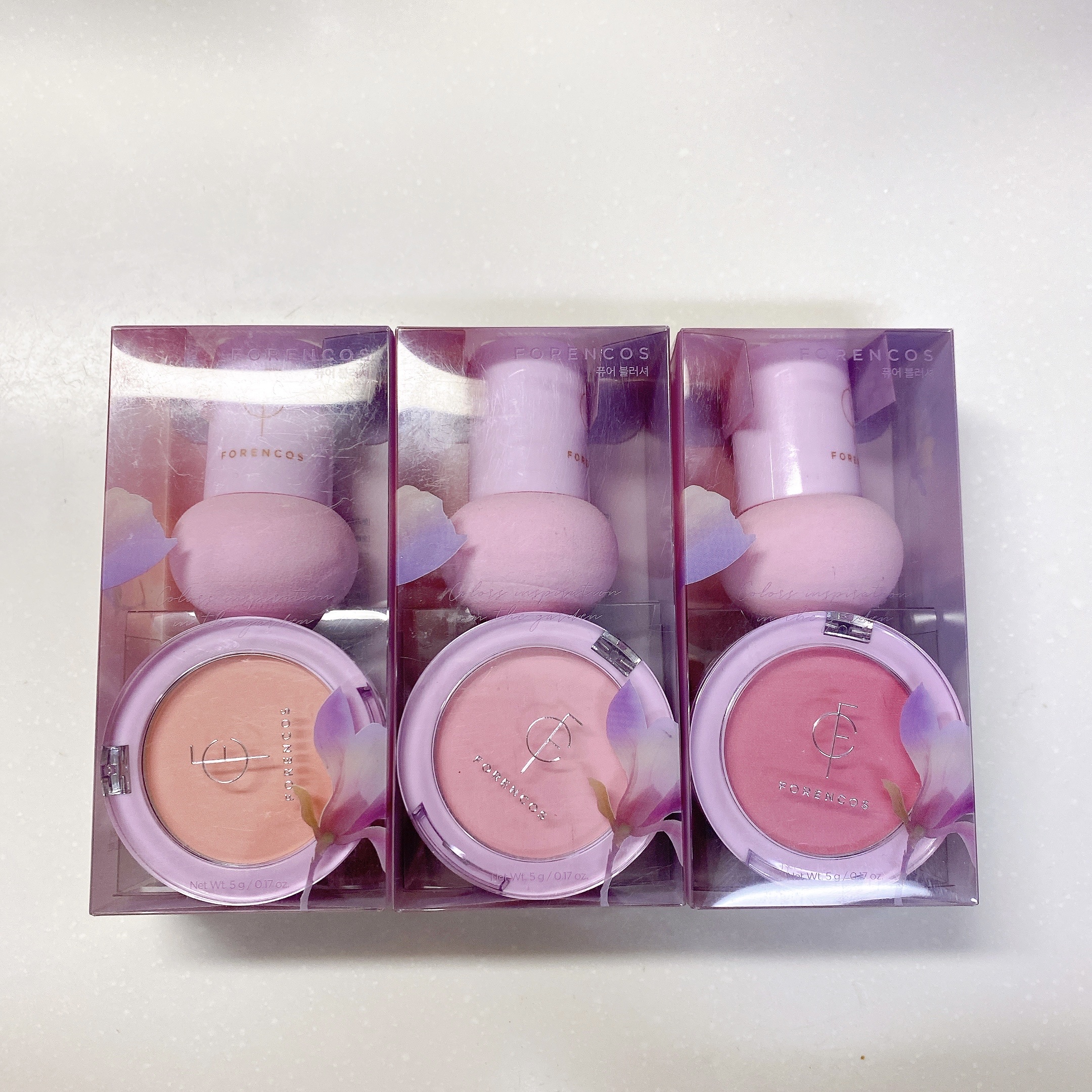 ピュアブラッシャー パフ付き 06 サンシャイン/フォレンコス/パウダーチークを使ったクチコミ（1枚目）