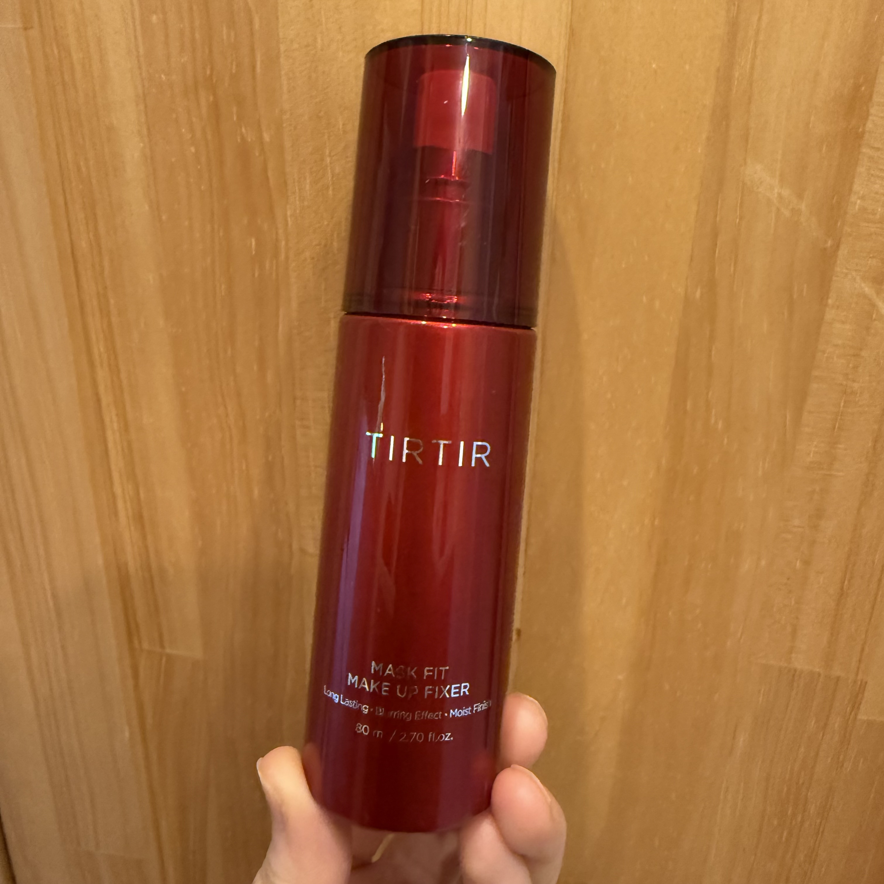 マスクフィット メイクアップフィクサー/TIRTIR(ティルティル)/フィックスミストを使ったクチコミ（1枚目）