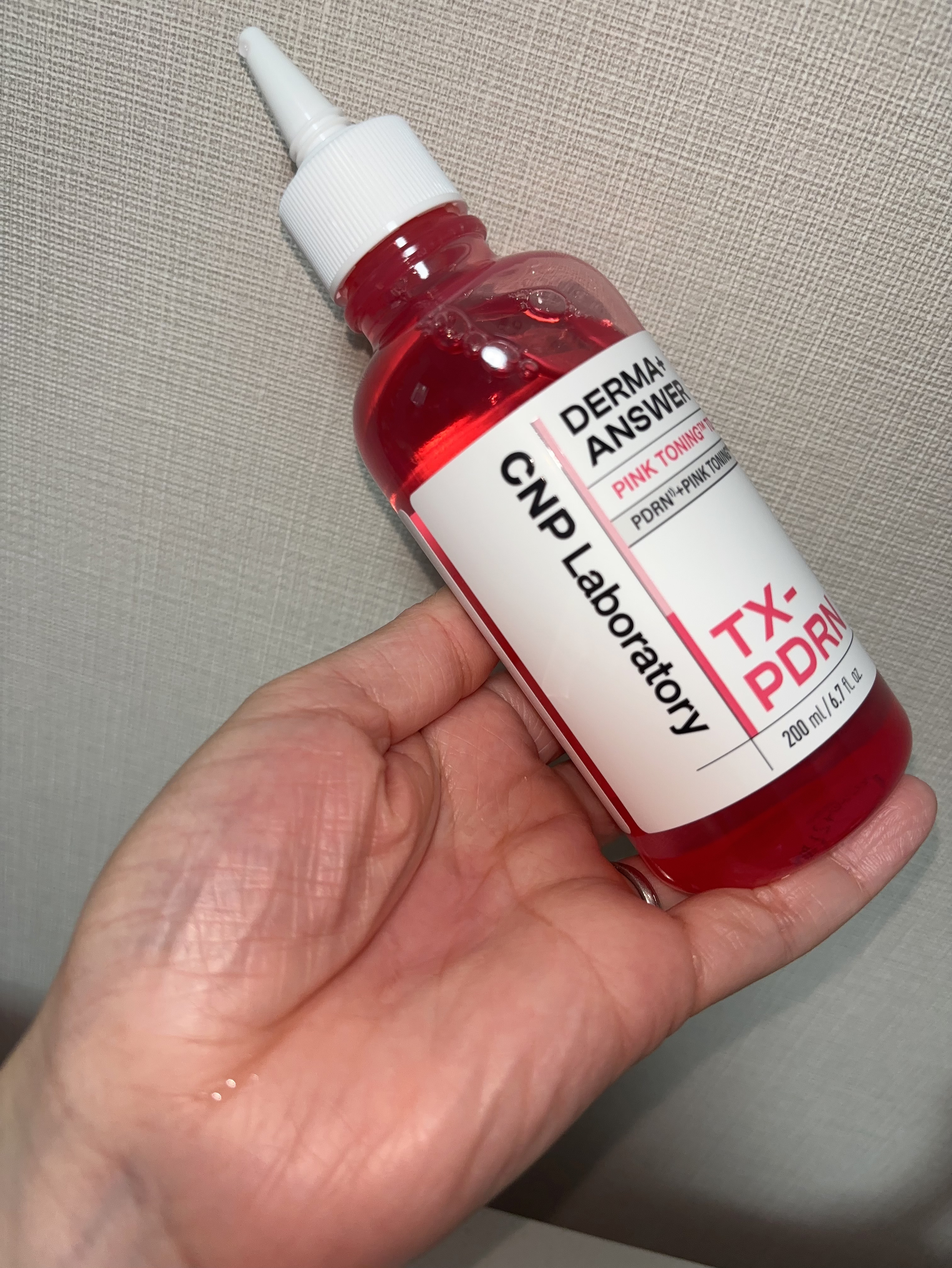 ダーマアンサーピンクトーニングトナー/CNP Laboratory/化粧水を使ったクチコミ（2枚目）