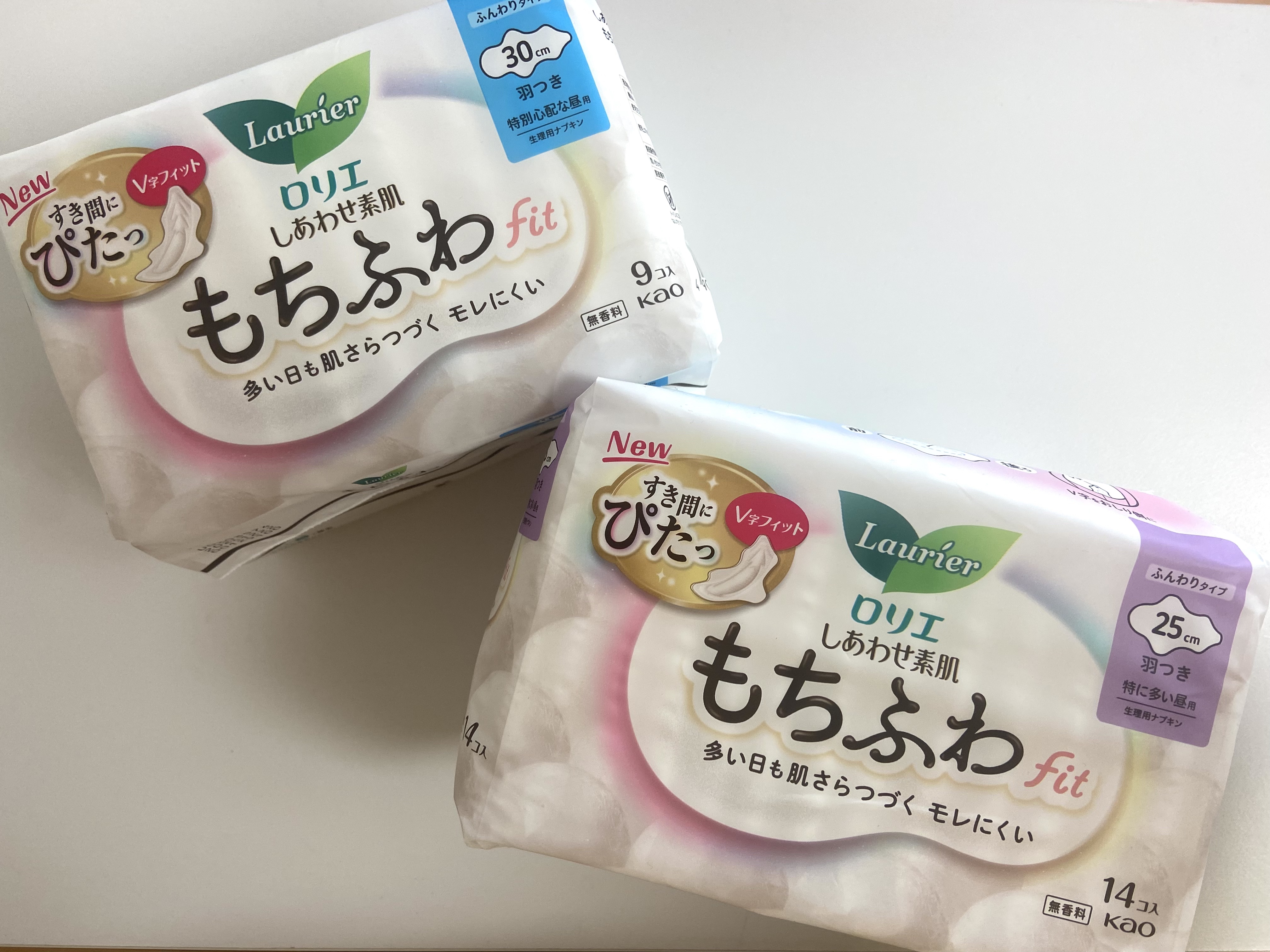 ロリエ もちふわ fit 25cm 羽つき 14コ入 (医薬部外品 )/ロリエ/ナプキンを使ったクチコミ（1枚目）