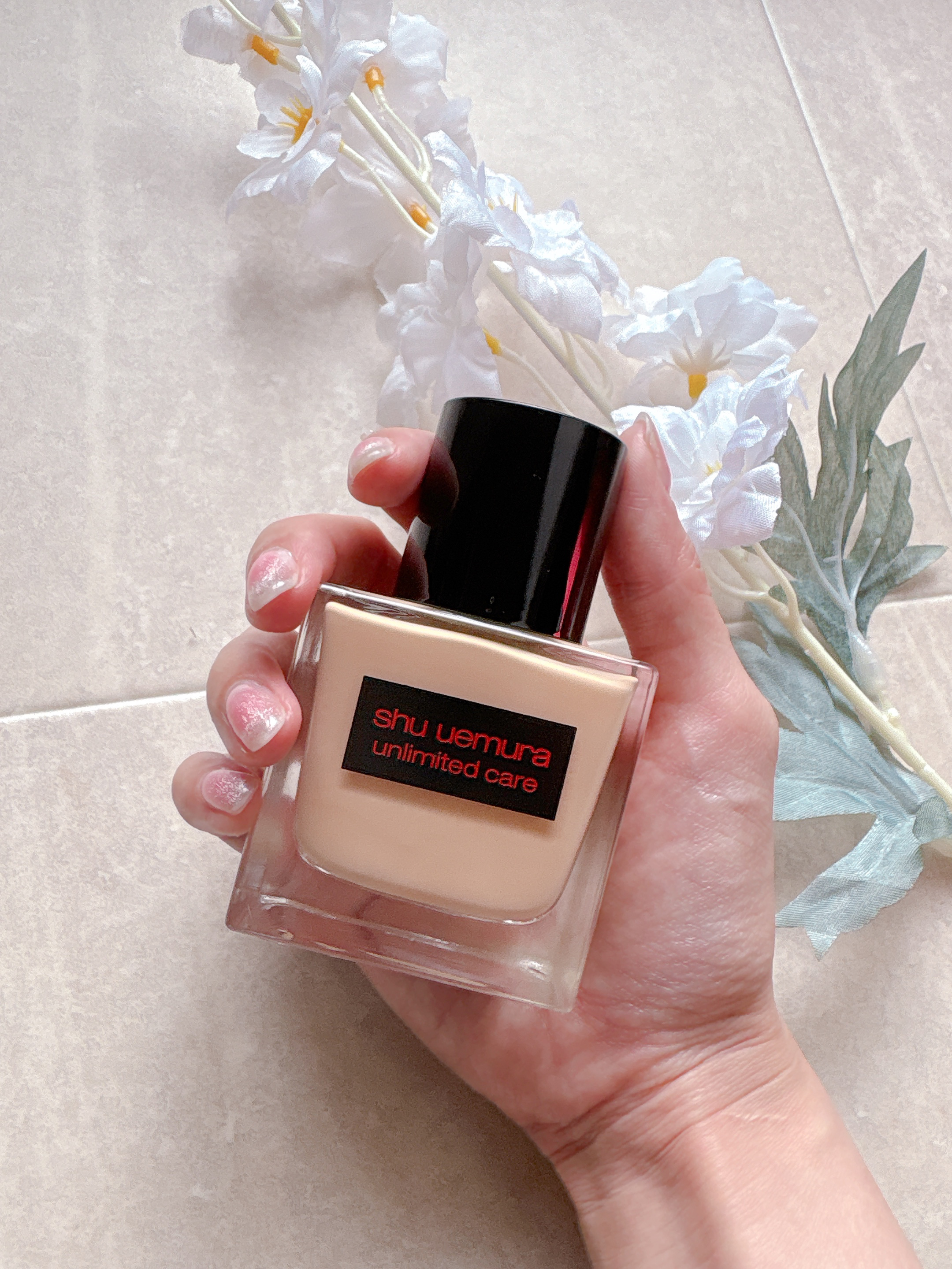 アンリミテッド ケア ツヤ セラム ファンデーション/shu uemura/リキッドファンデーションを使ったクチコミ（1枚目）