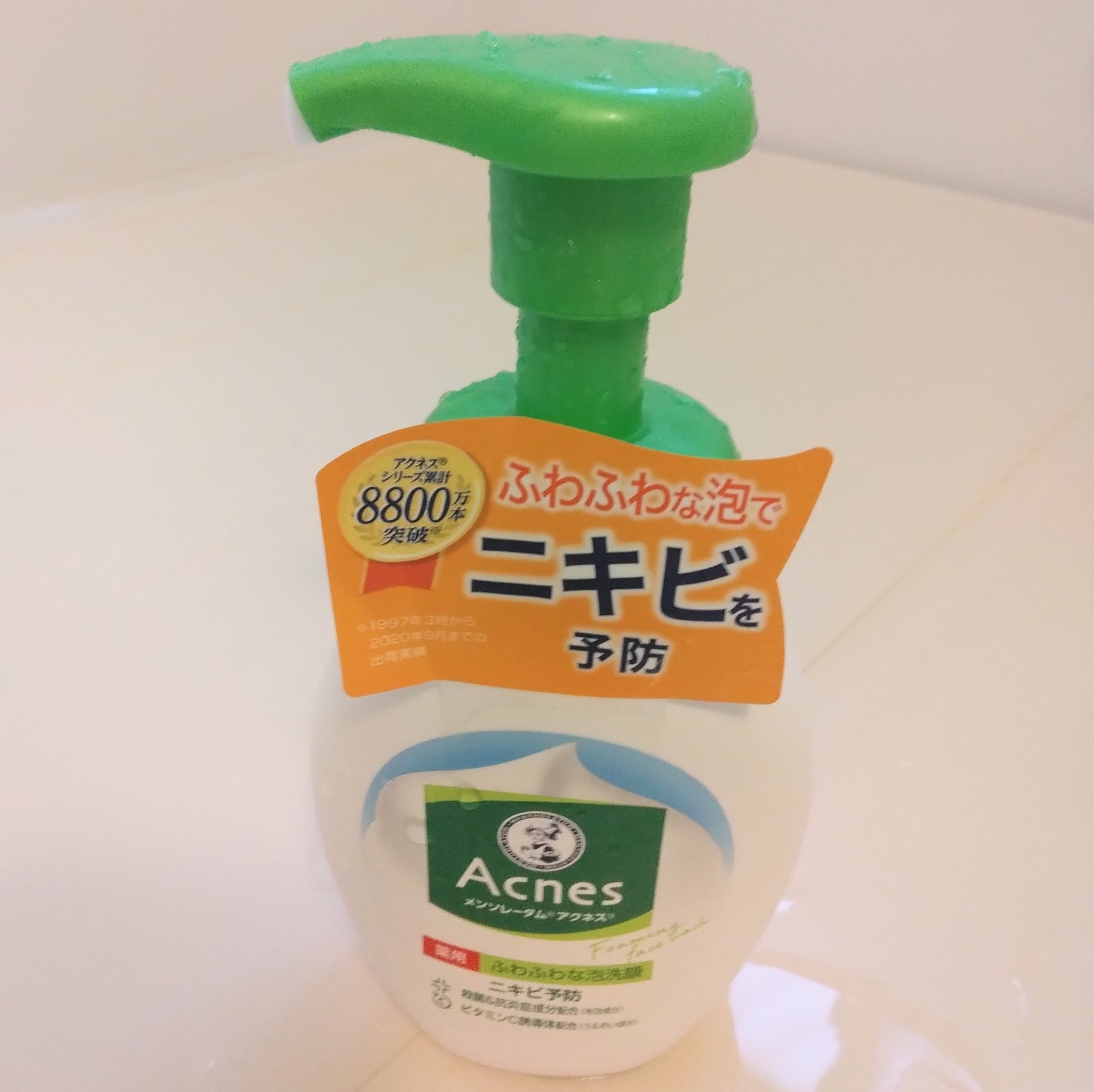 薬用ふわふわな泡洗顔/メンソレータム アクネス/泡洗顔を使ったクチコミ（2枚目）