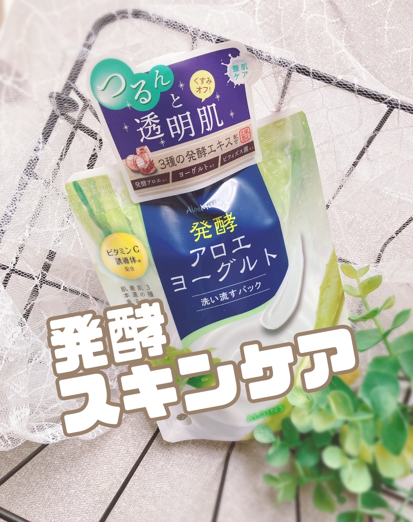 アロエメイド 発酵クリアパックAY 170g/アロエメイド/洗い流すパック・マスクを使ったクチコミ（1枚目）