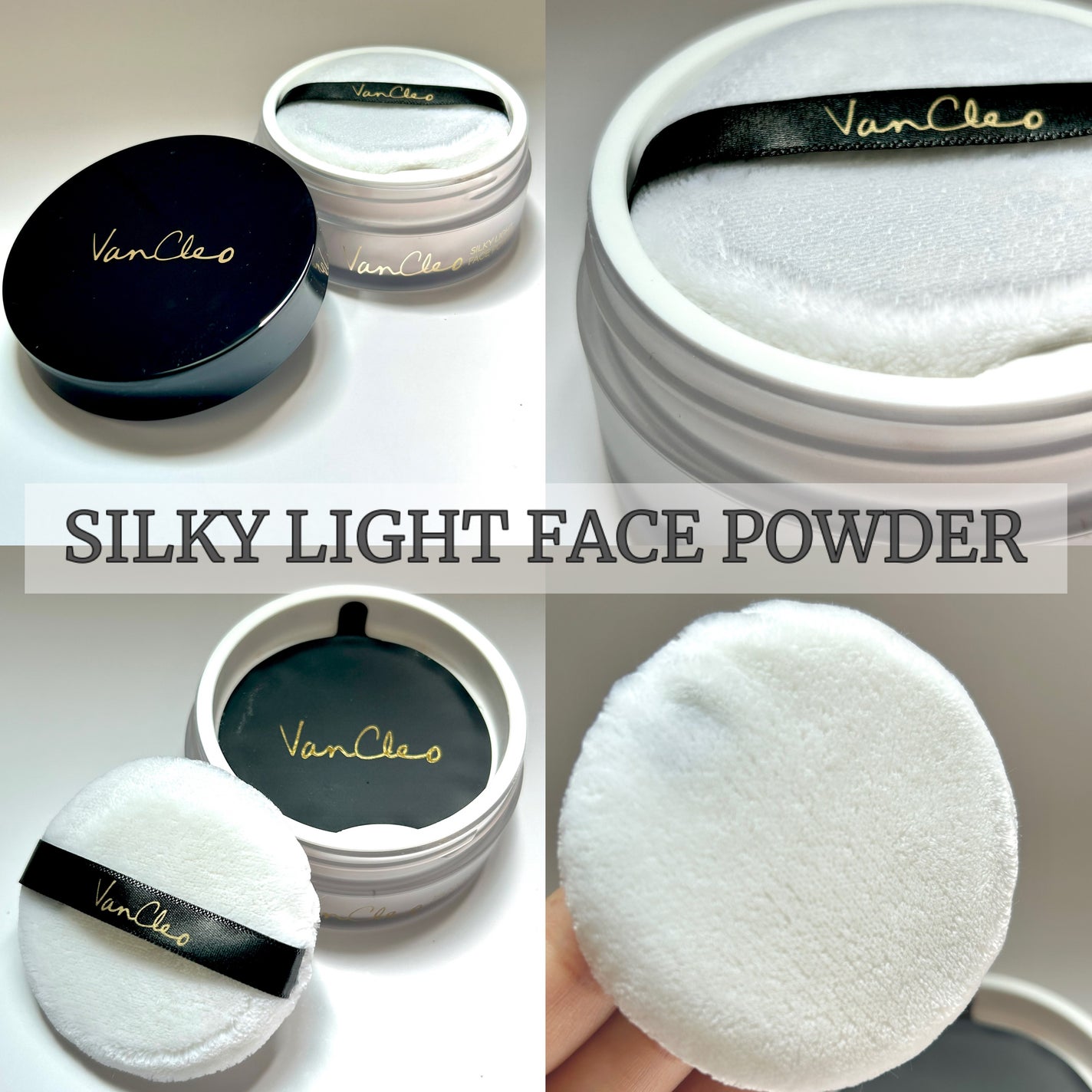 シルキー ライトフェイスパウダー/VanCleo/ルースパウダーを使ったクチコミ(2枚目)