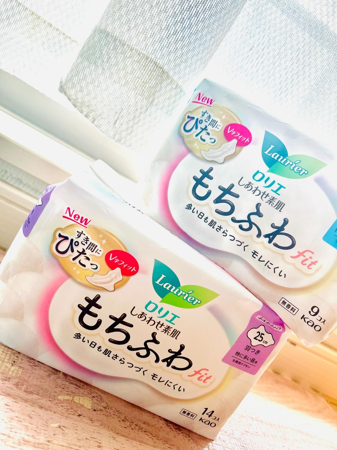 ロリエ もちふわ fit 25cm 羽つき 14コ入 (医薬部外品 )/ロリエ/ナプキンを使ったクチコミ(1枚目)