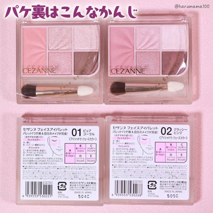 フェイスアイパレット/CEZANNE/アイシャドウを使ったクチコミ(6枚目)