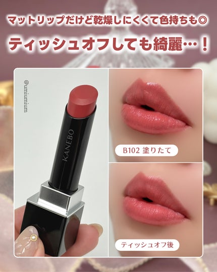 ルージュスターヴァイブラント/KANEBO/口紅を使ったクチコミ(4枚目)