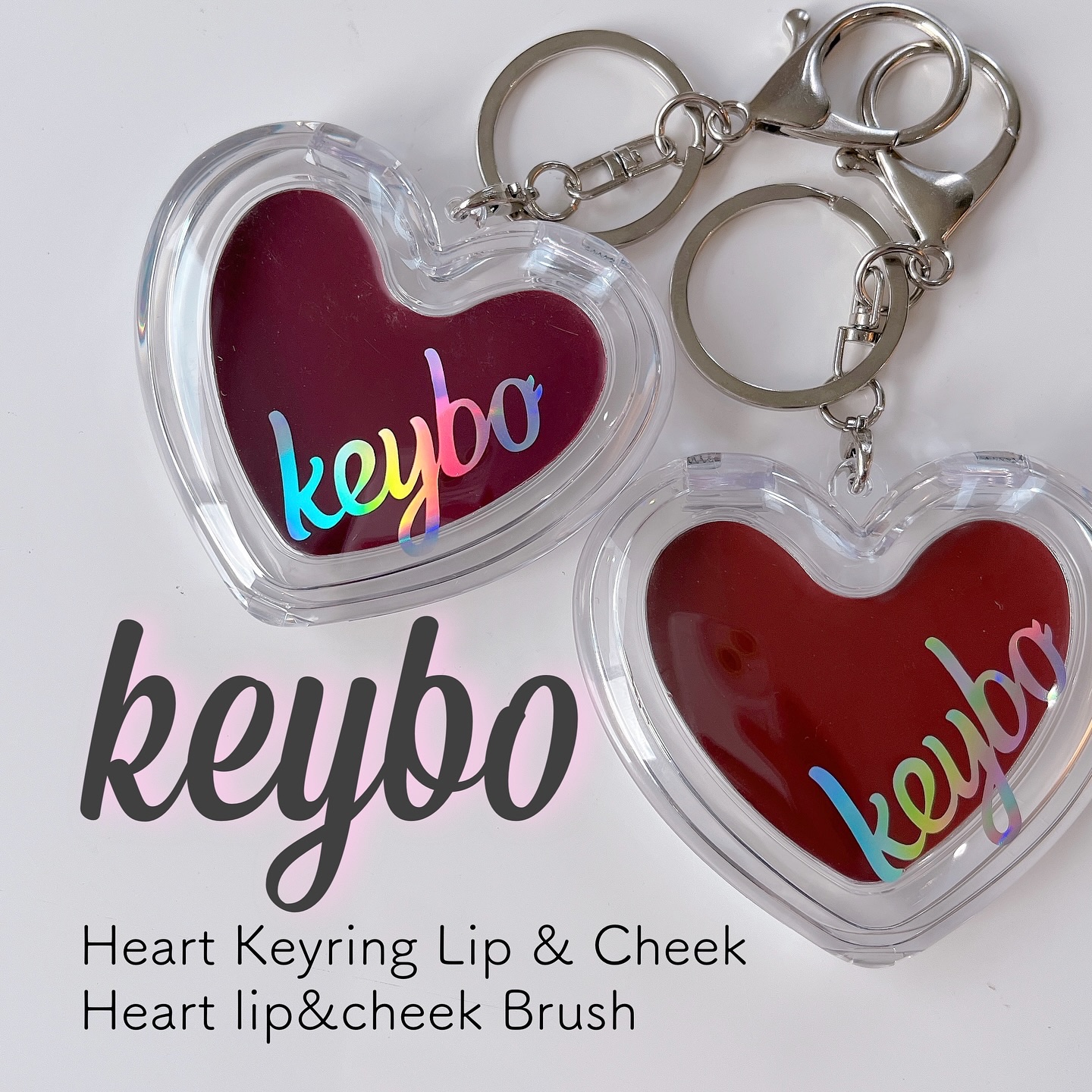 ハートキーリング リップ＆チーク/keybo/口紅を使ったクチコミ（1枚目）