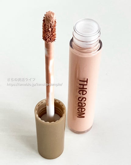 カバーパーフェクション チップコンシーラー/the SAEM/リキッドコンシーラーを使ったクチコミ(3枚目)