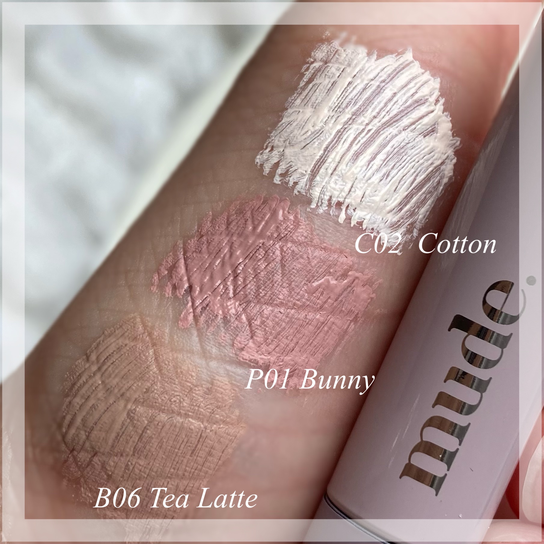 インスパイアスキニーブロウカラ/mude./眉マスカラを使ったクチコミ（3枚目）