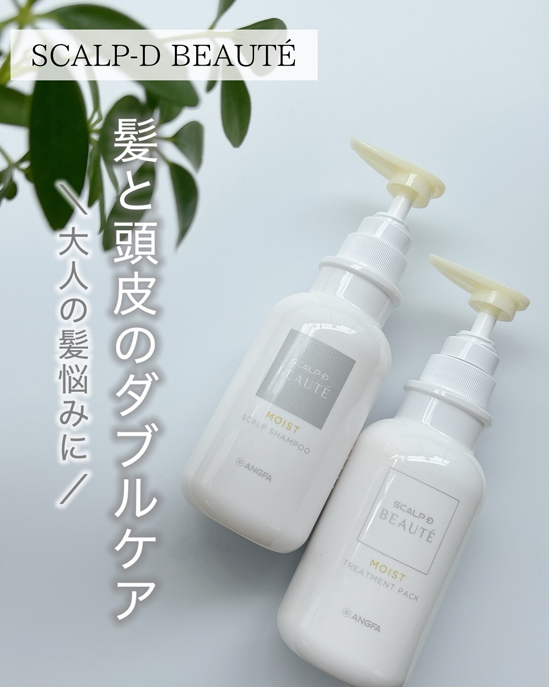 スカルプD ボーテ 薬用スカルプシャンプー（モイスト）／薬用トリートメントパック（モイスト）/アンファー(スカルプD)/市販シャンプーを使ったクチコミ（1枚目）