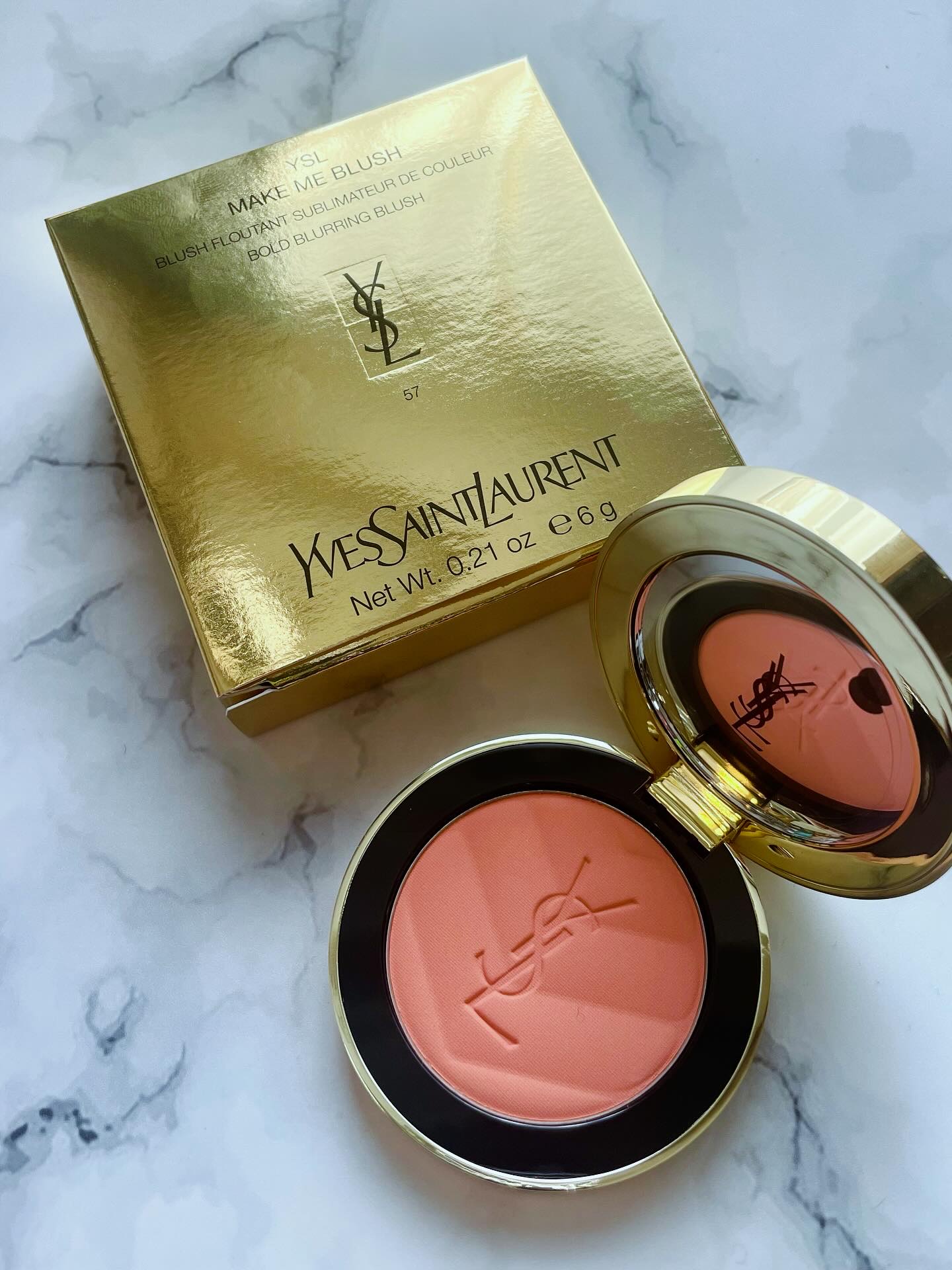 YSL メイクミーブラッシュ パウダー/YVES SAINT LAURENT BEAUTE/パウダーチークを使ったクチコミ（2枚目）