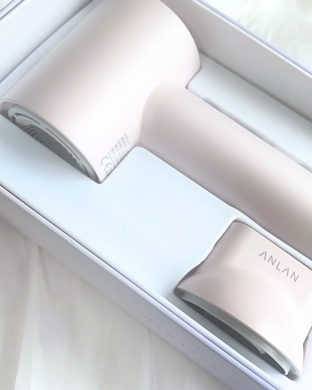 ダブルケアドライヤー ピンク/ANLAN/ドライヤーを使ったクチコミ（1枚目）