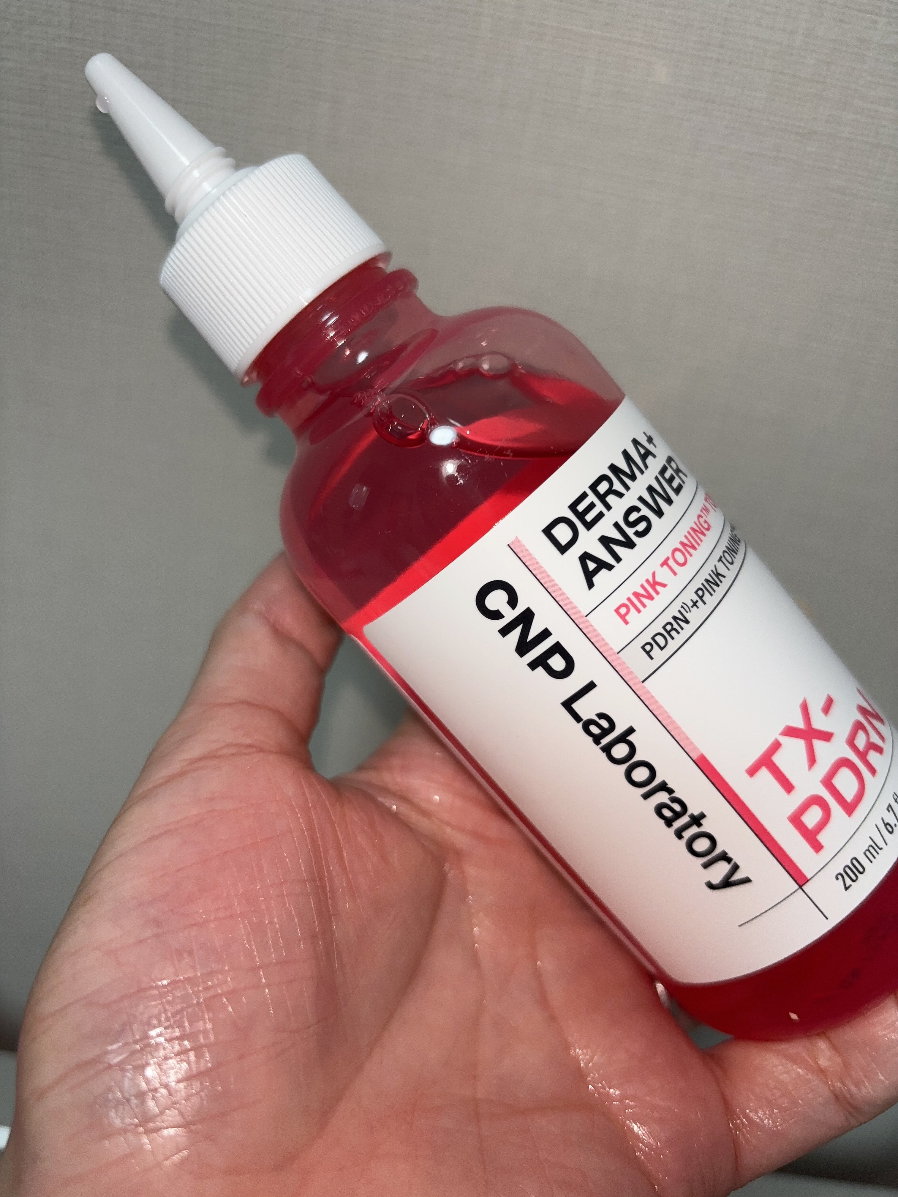 ダーマアンサーピンクトーニングトナー/CNP Laboratory/化粧水を使ったクチコミ（3枚目）