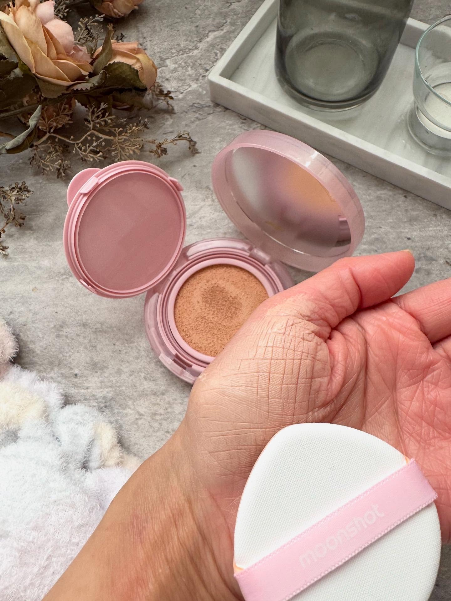 コンシャス フィット クッション ファンデーション/moonshot/クッションファンデーションを使ったクチコミ（3枚目）