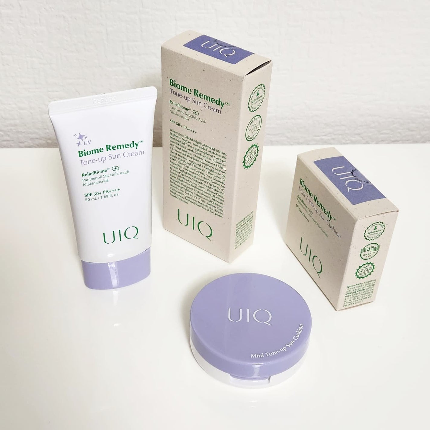 バイオームレメディパープルトーンアップUVクリーム/UIQ/日焼け止めクリームを使ったクチコミ(3枚目)