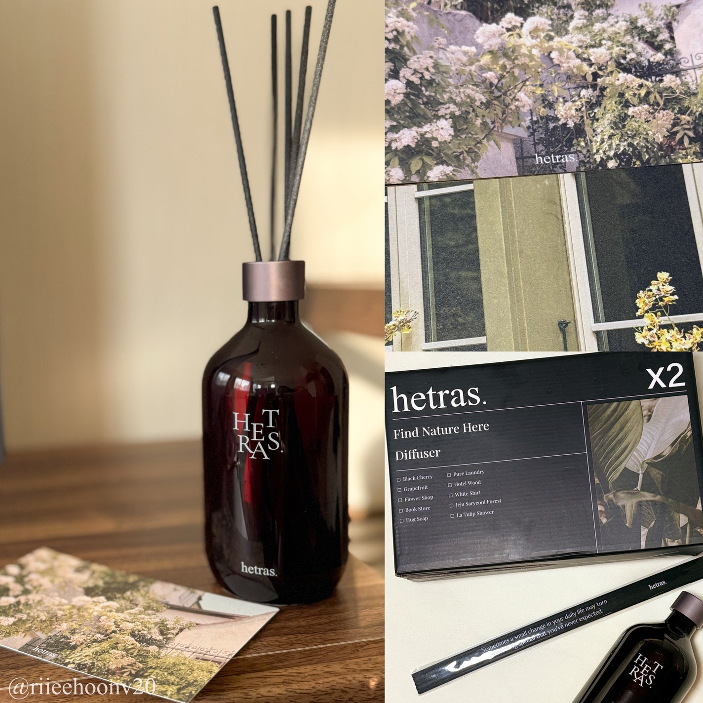 プレミアムディフューザー/hetras/ルームフレグランスを使ったクチコミ(1枚目)