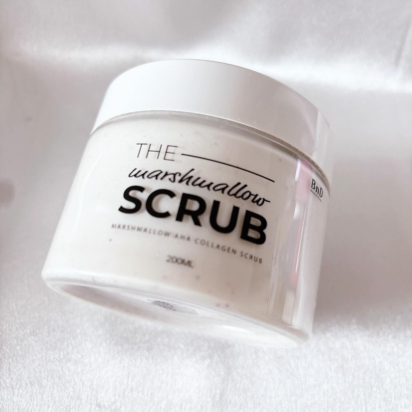 BnD マシュマロ コラーゲン AHA スクラブ /BnD/ボディスクラブを使ったクチコミ(4枚目)
