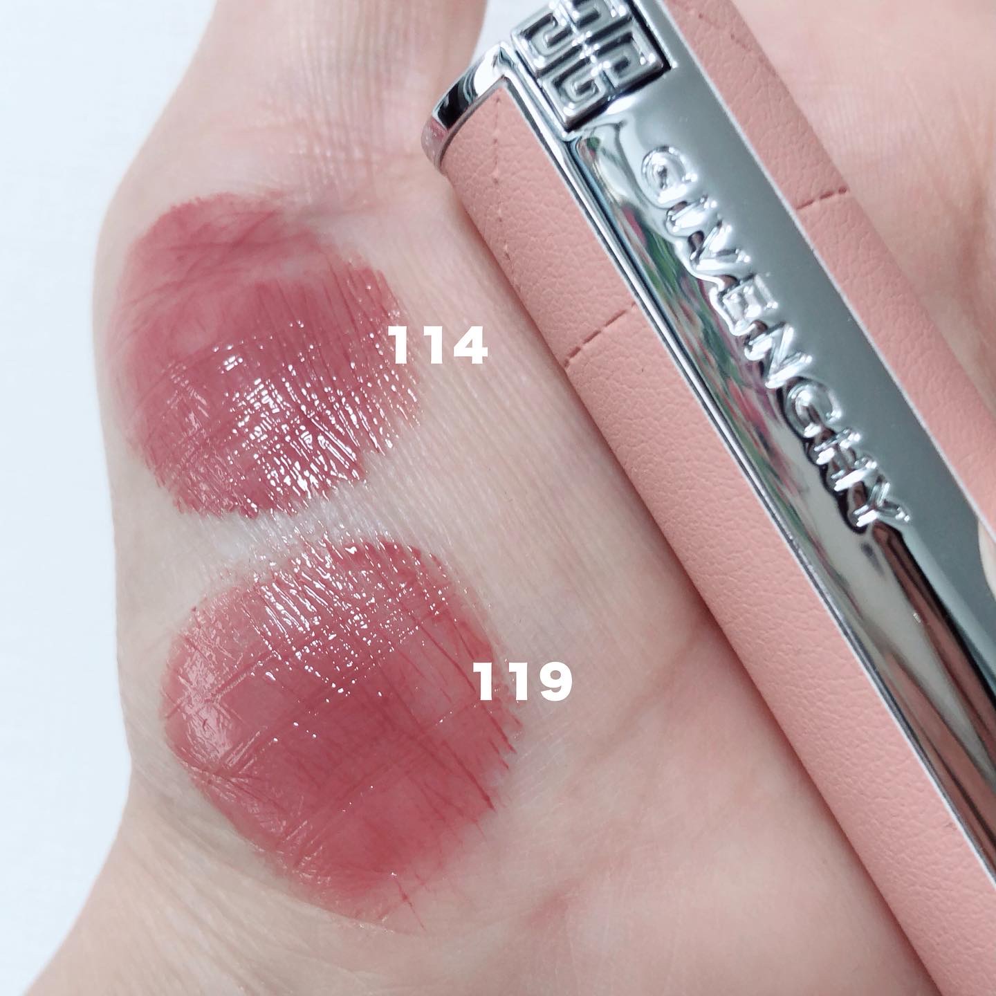 ローズ・パーフェクト・シャイン/GIVENCHY/口紅を使ったクチコミ（3枚目）