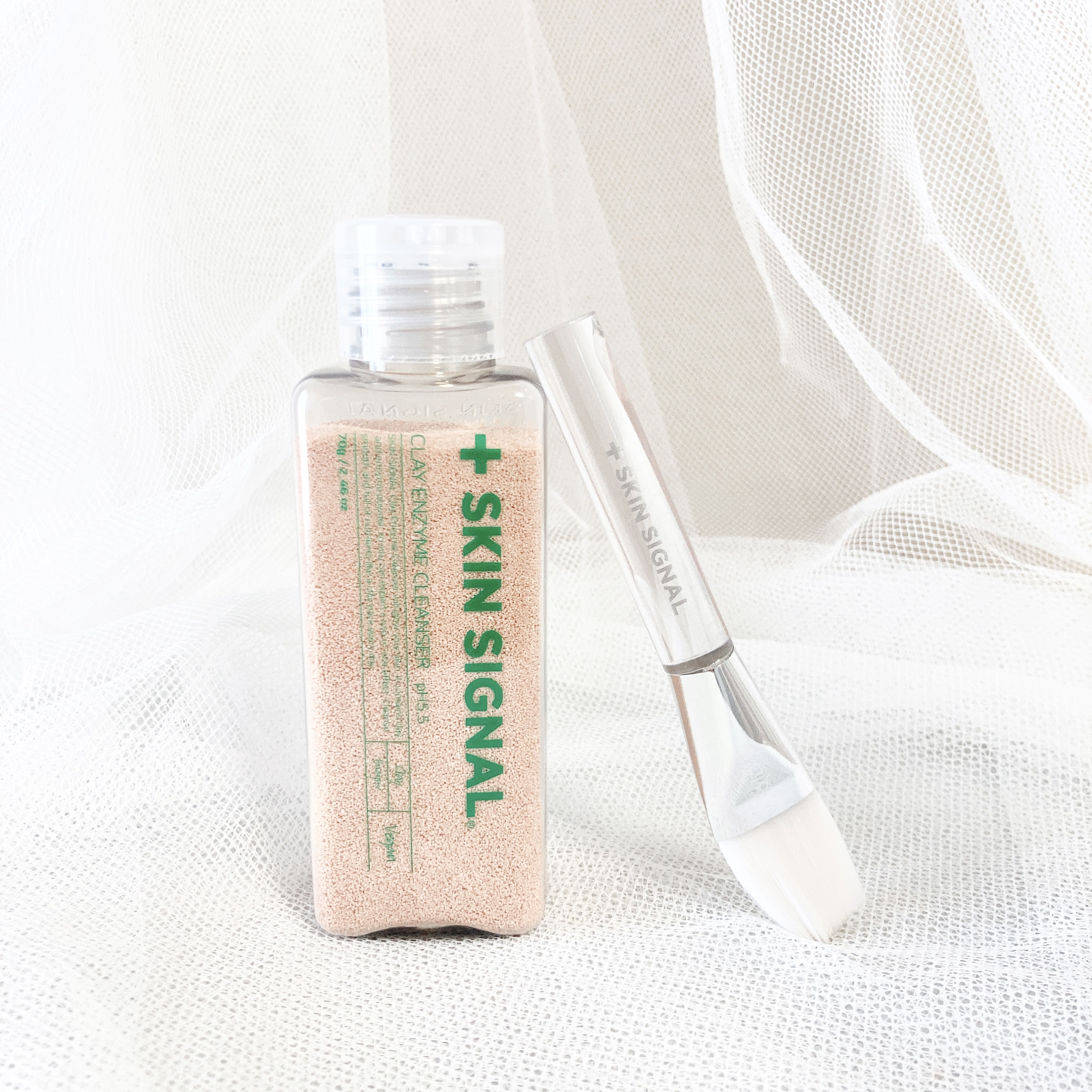 ピンククレイ酵素クレンザー/SKIN SIGNAL/洗顔パウダーを使ったクチコミ（3枚目）