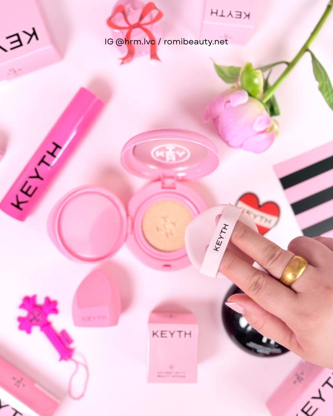 ピンクマグネットクッション/KEYTH/クッションファンデーションを使ったクチコミ(2枚目)