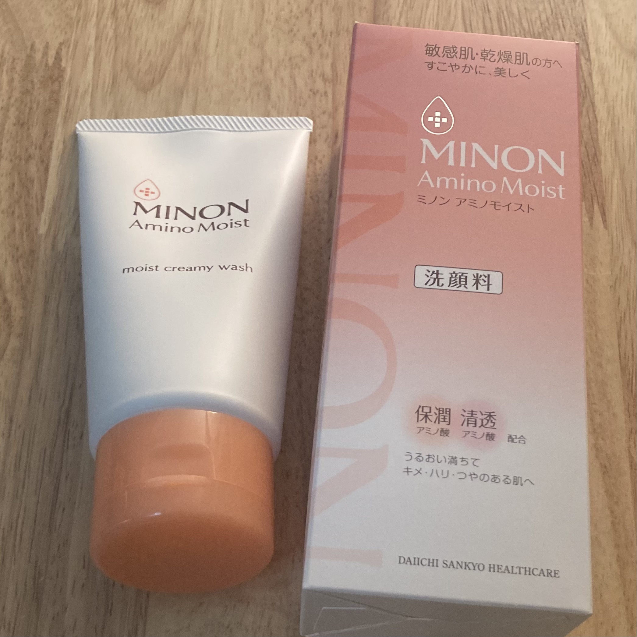 アミノモイスト モイストクリーミィ ウォッシュ/ミノン/洗顔フォームを使ったクチコミ（1枚目）