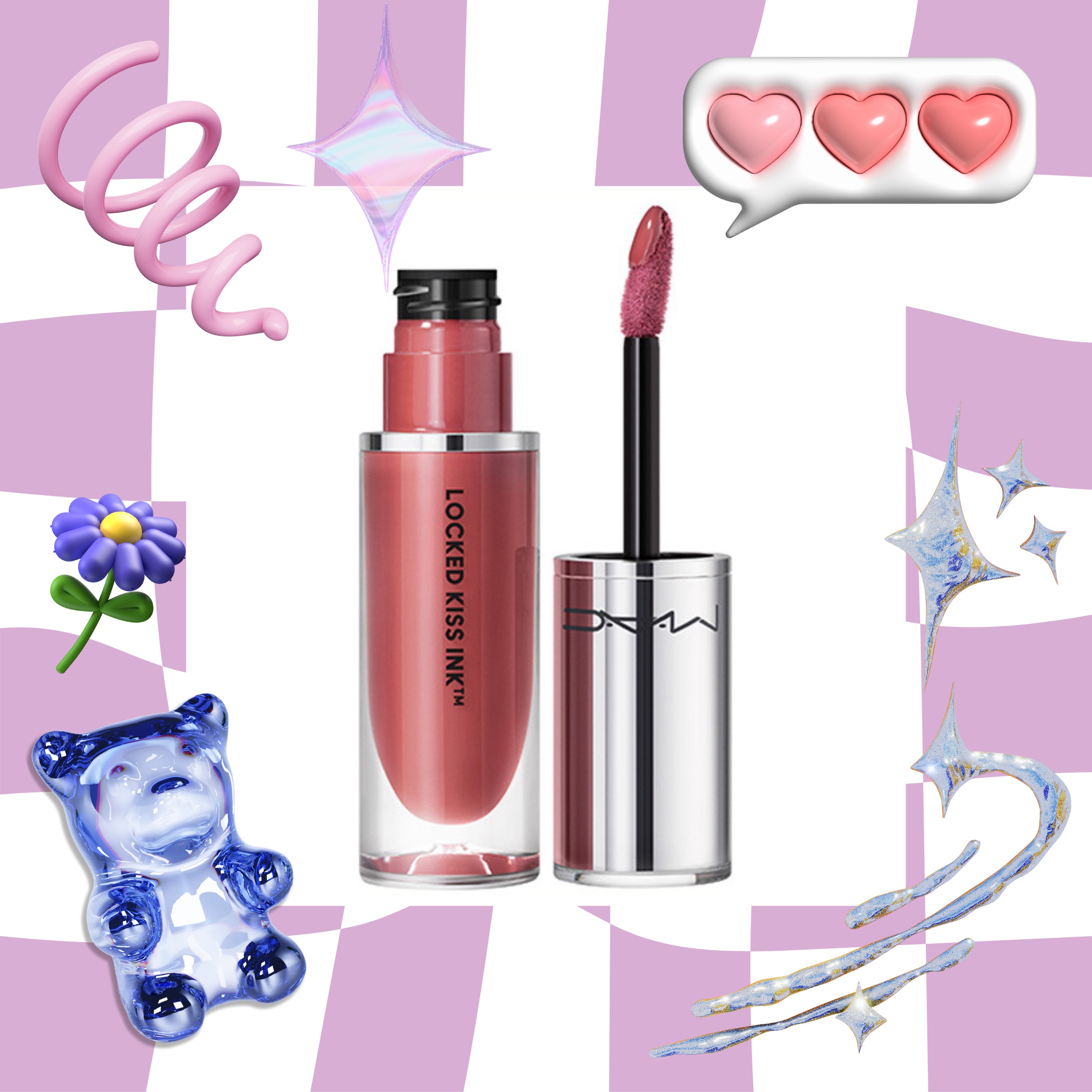 M·A·C ロックド キス インク リップカラー/M・A・C/口紅を使ったクチコミ（1枚目）