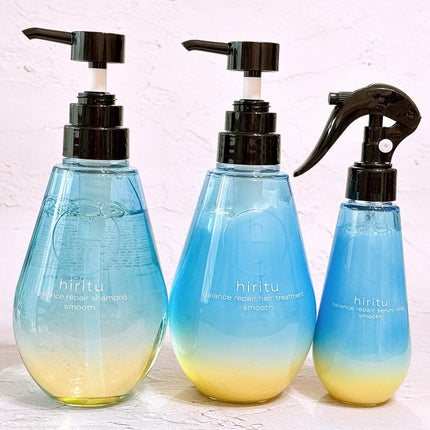 バランスリペア シャンプー/ヘアトリートメント スムース/hiritu/市販シャンプーを使ったクチコミ(1枚目)