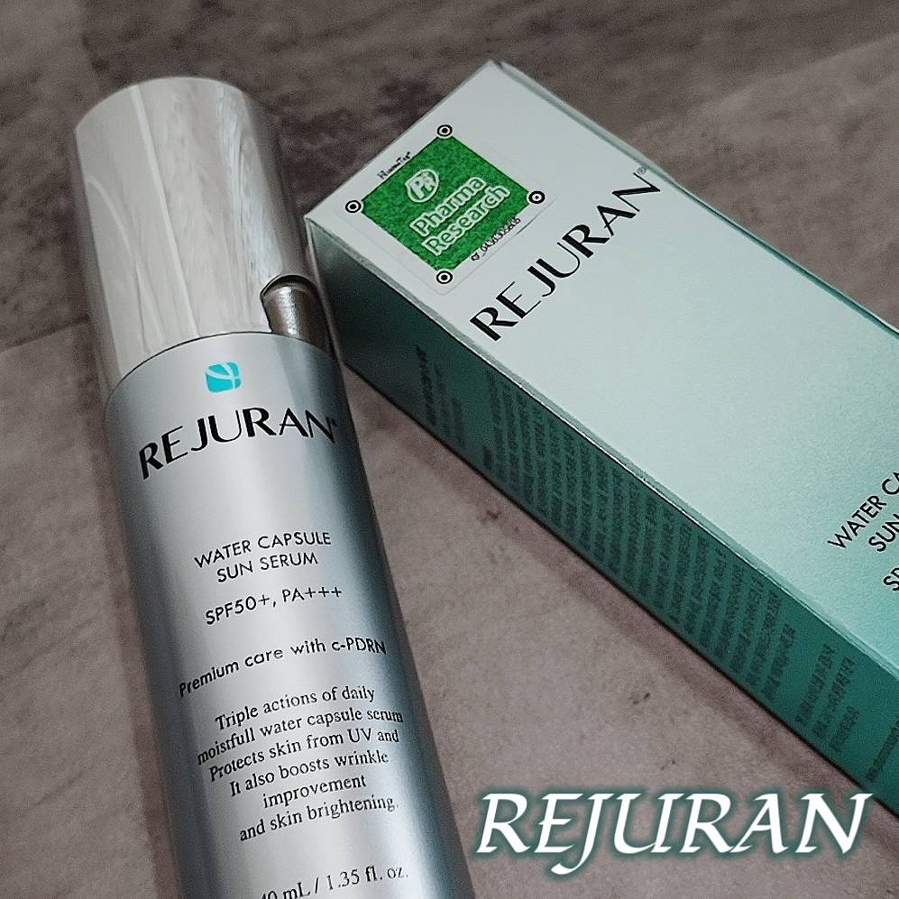REJURAN ウォーターカプセルUV日焼け止めセラム SPF50+ PA+++ 40ml/REJURAN COSMETICS/日焼け止め・UVケアを使ったクチコミ（1枚目）