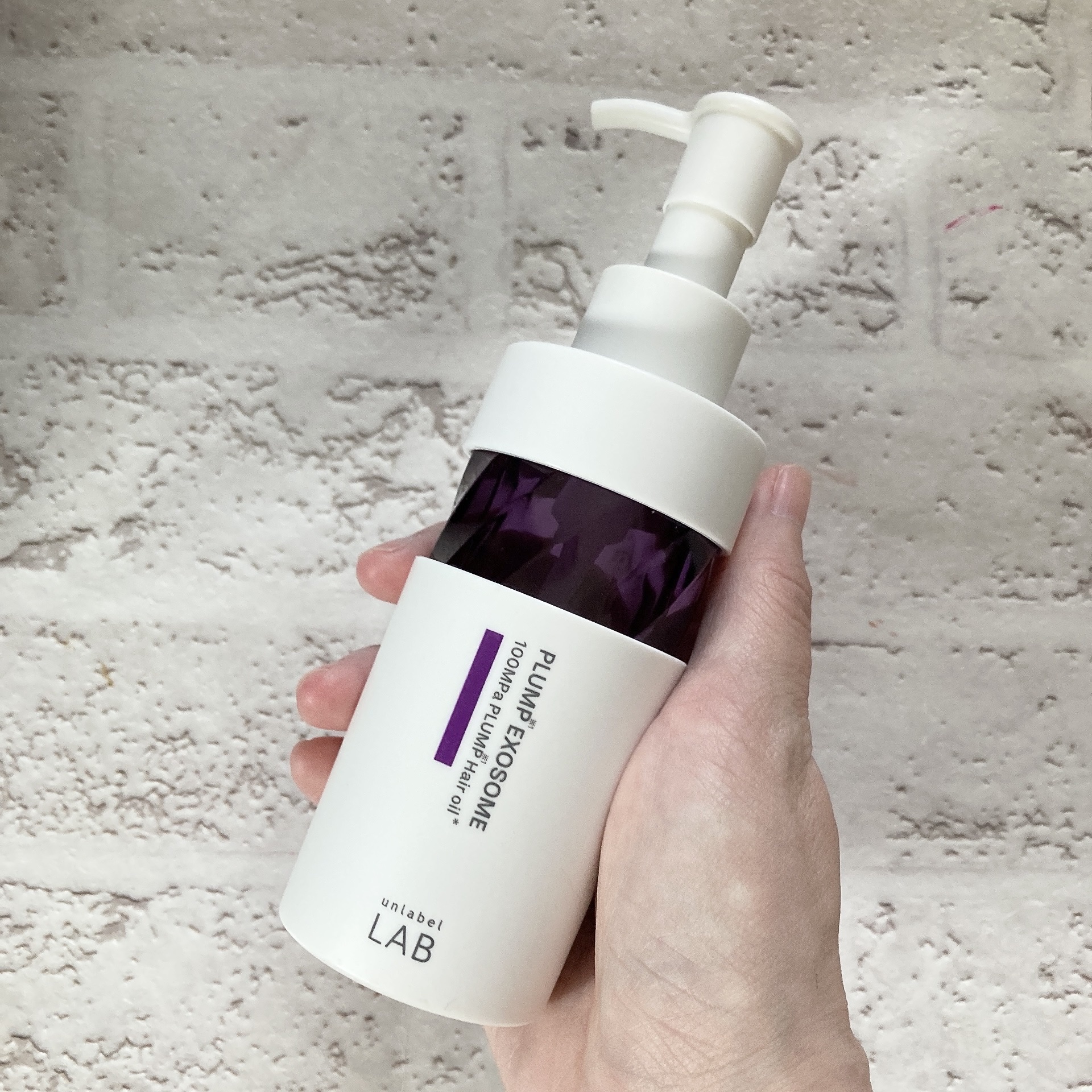 アンレーベル　ラボ　EX　バウンス　ヘアオイル/unlabel/ヘアオイルを使ったクチコミ（1枚目）