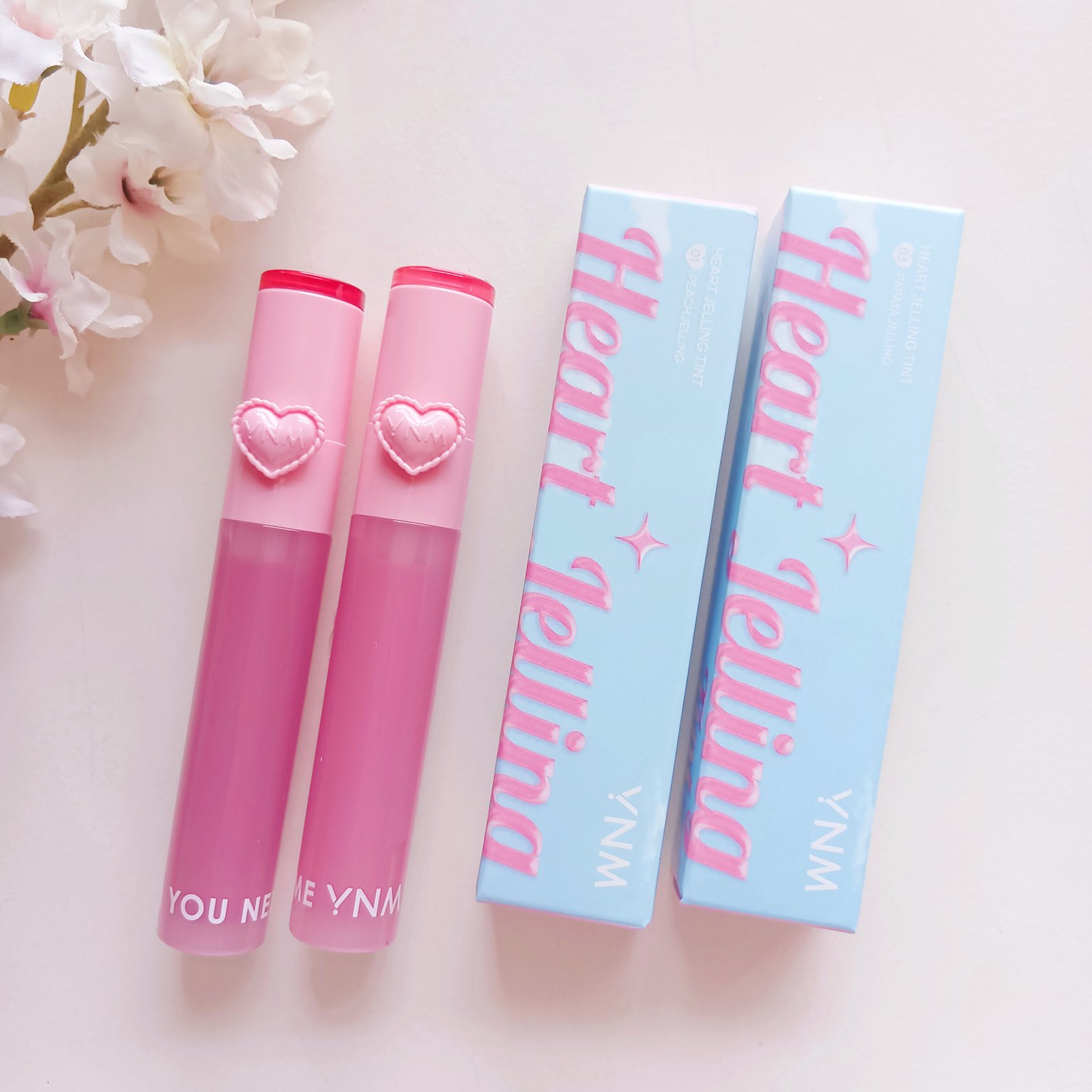 ハートゼリングティント/YNM/リップティントを使ったクチコミ（2枚目）