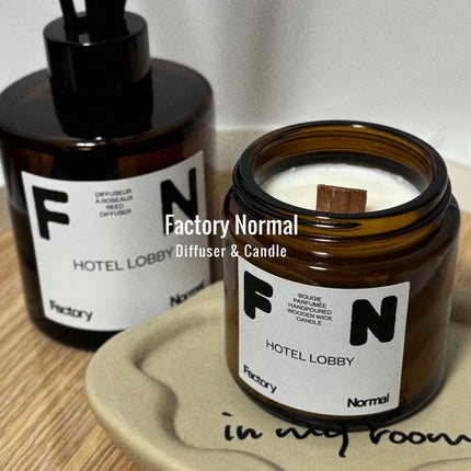 ディフューザー - HOTEL LOBBY/Factory Normal/ルームフレグランスを使ったクチコミ(1枚目)