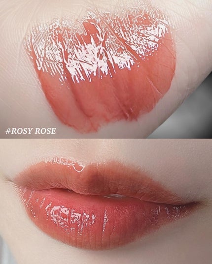 ウォーターグローリップティント 03 ロージーローズ(Rosy Rose)/INGA/リップティントを使ったクチコミ(3枚目)