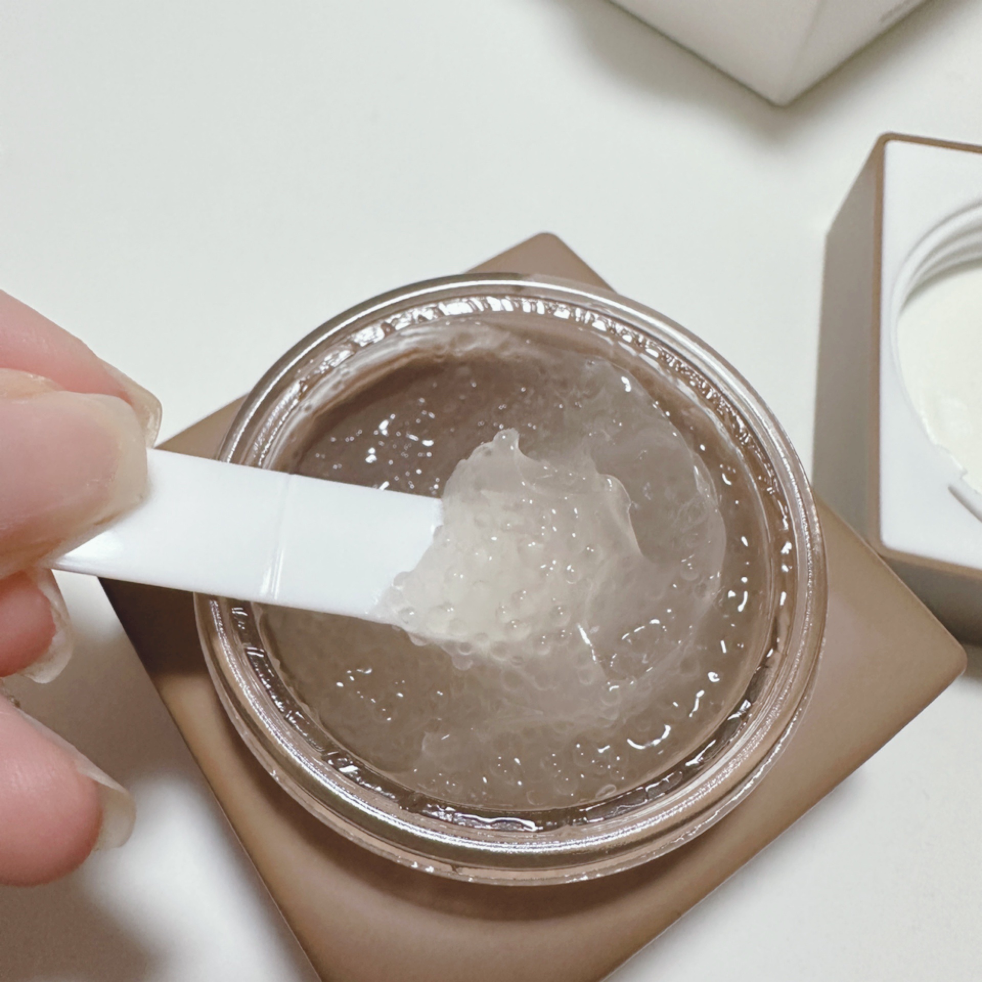 フローリフティングラッピングクリーム/koy/フェイスクリームを使ったクチコミ（3枚目）